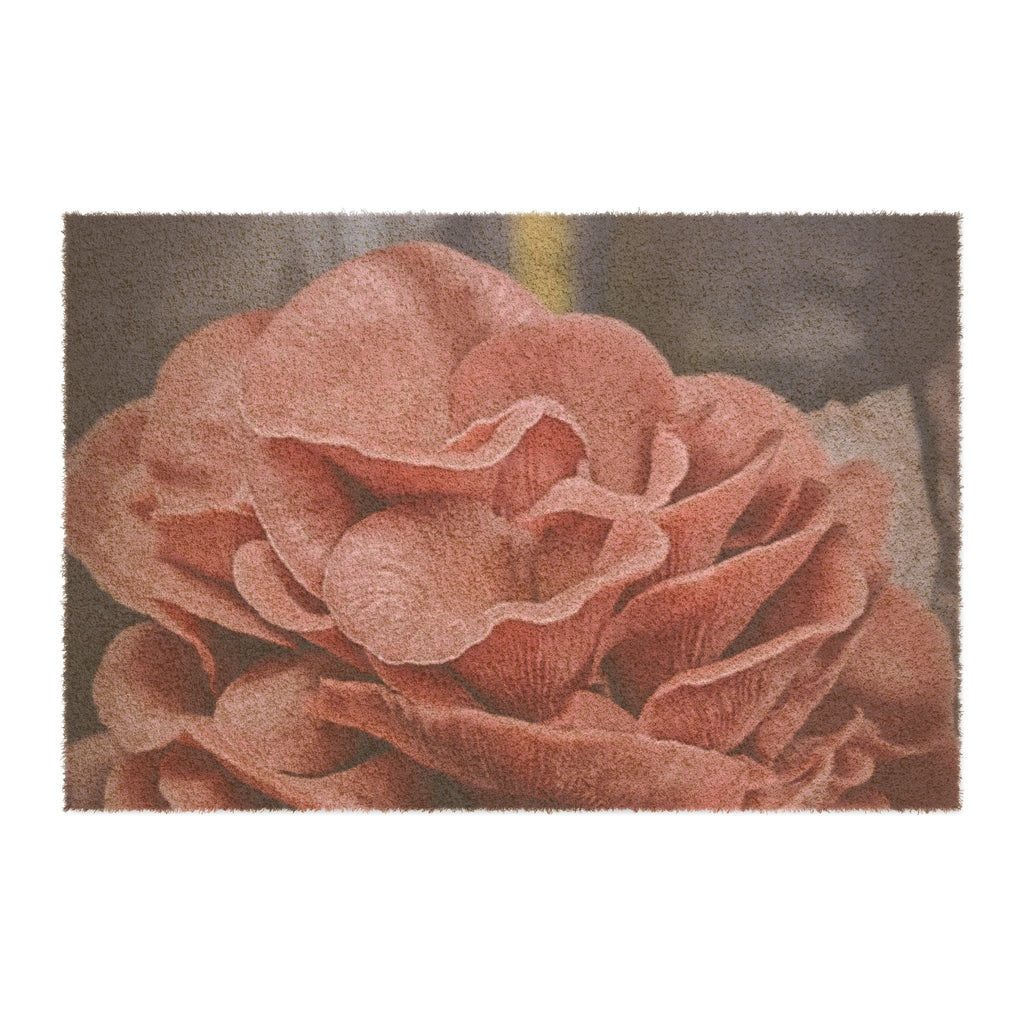Rose Bloom Doormat - Floral Entryway Welcome Mat