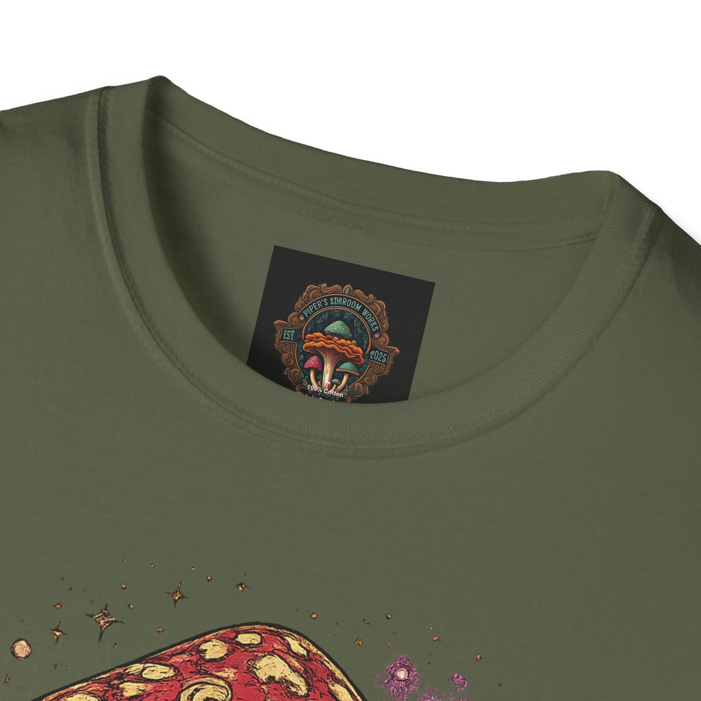 City: Gresham Psychedelic Mushroom Graphic T-Shirt — Red Amanita Illustration