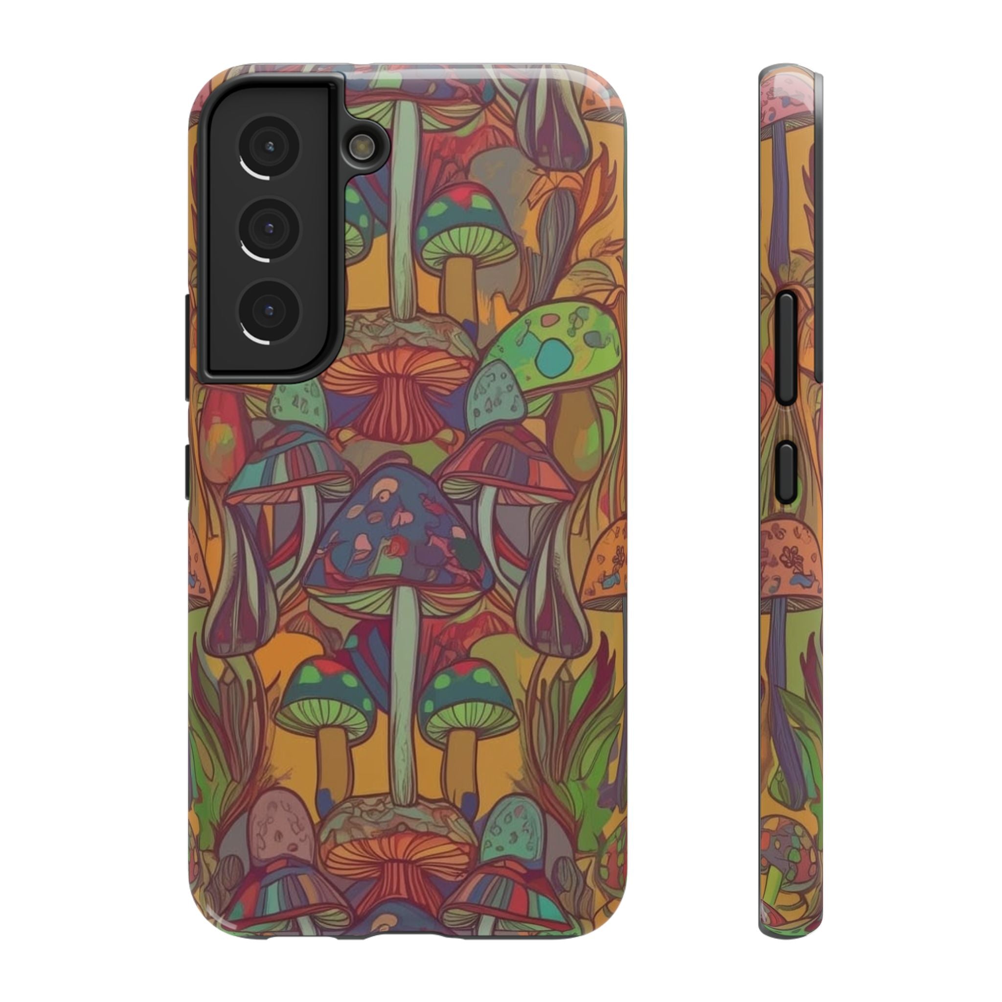 Mushroom Grove Impact-Resistant Case, Unique Phone Cover for Nature Lovers, Mushroom Art Gifts, Phone Accessories for Festivals, [...]