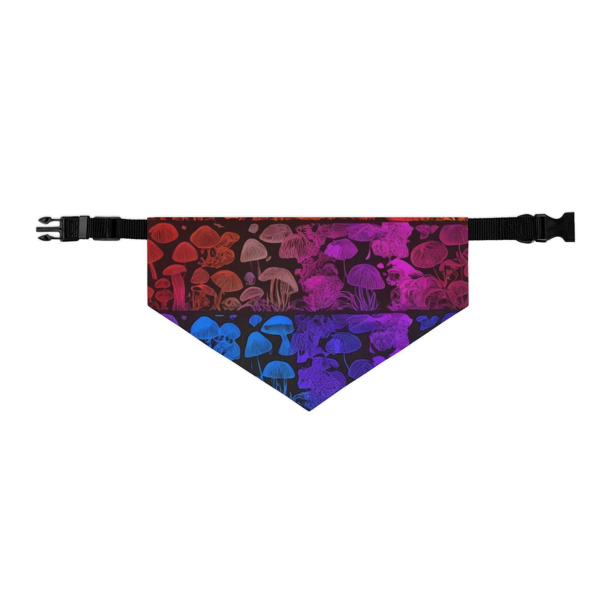 Shroom Bloom Spectrum Pet Bandana Where Fungi Meets Fashion