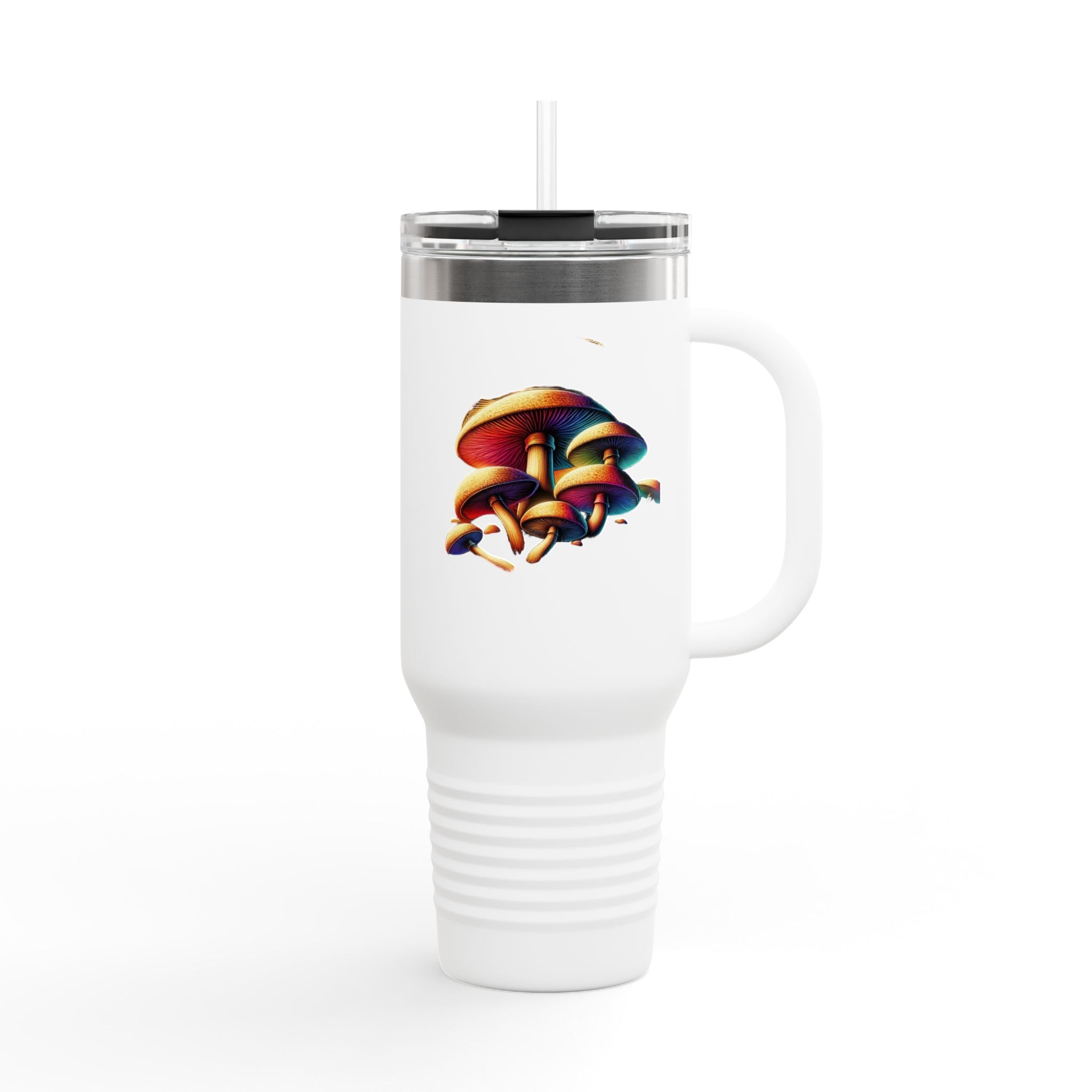 Taza de viaje de hongos psicodélicos – Bebe a todo color