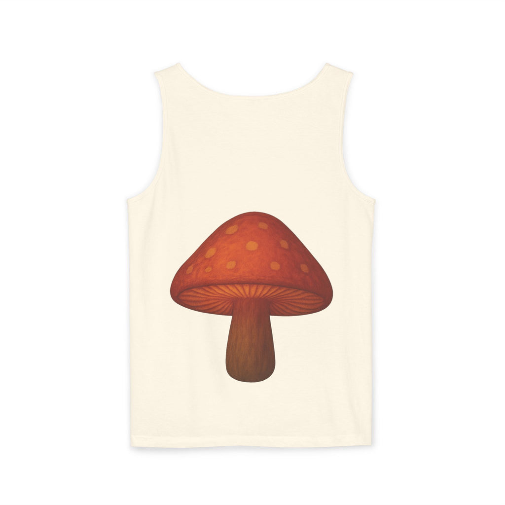 City: Portland Mushroom Tank Top — Vintage Forest Travel Graphic