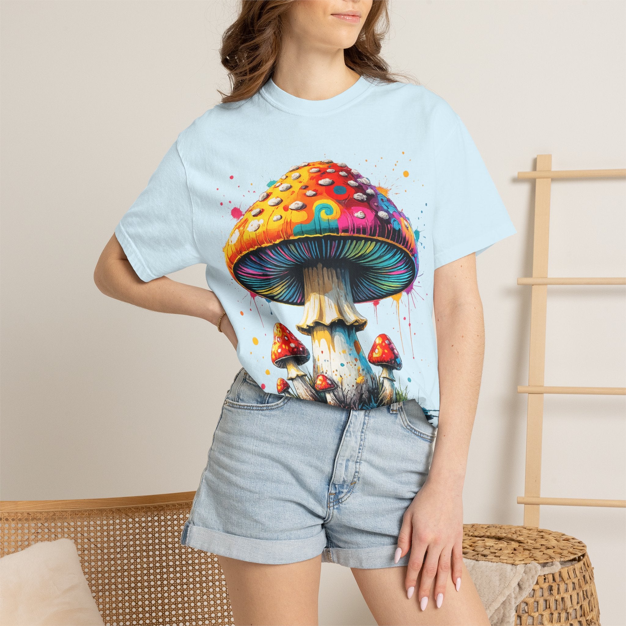 City: Lake Oswego Mushroom T-Shirt — Vintage Nature & Psychedelic Fungi Design