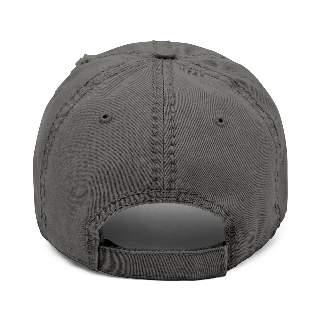 Gorra de papá bordada con calavera de hongos desgastada — Gorra de camionero vintage para amantes de los hongos