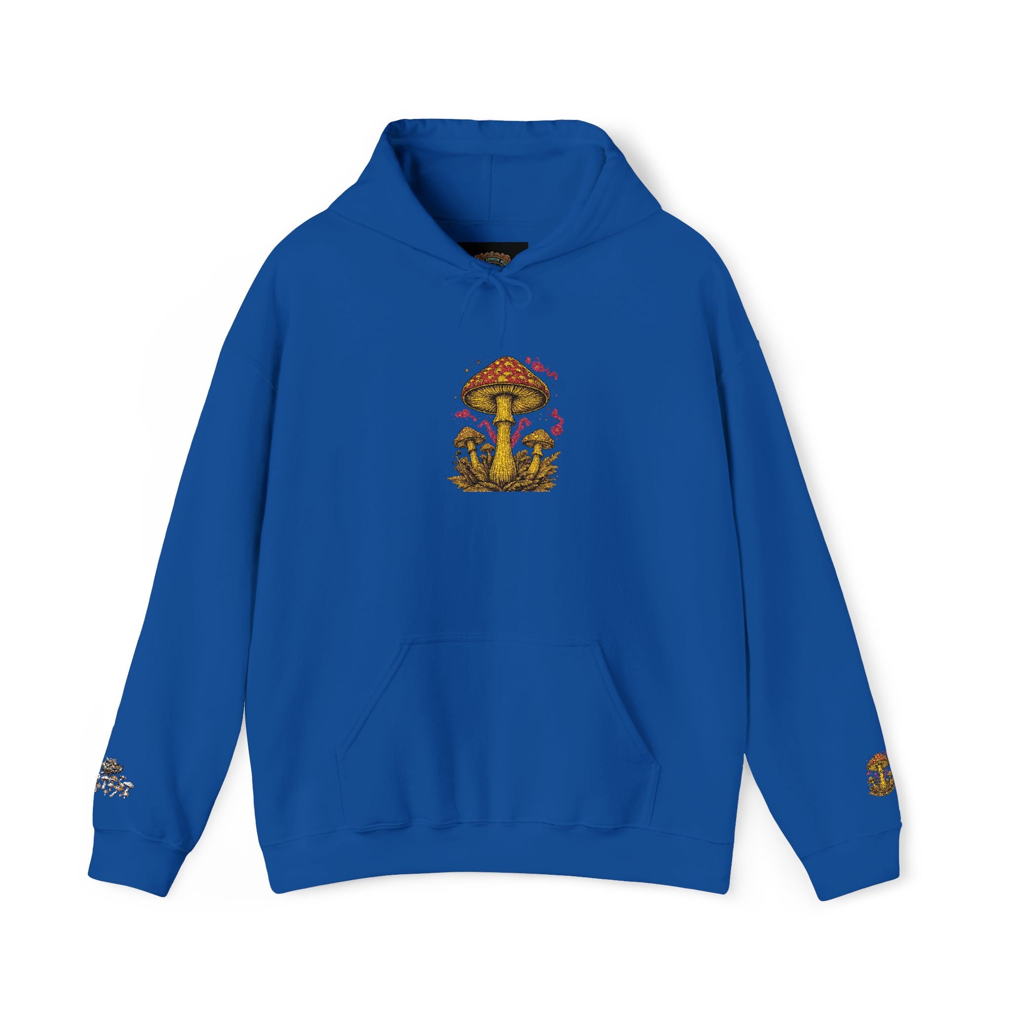 Mushroom Grove Hoodie – Whimsical Autumn Forest Mushroom Sweatshirt