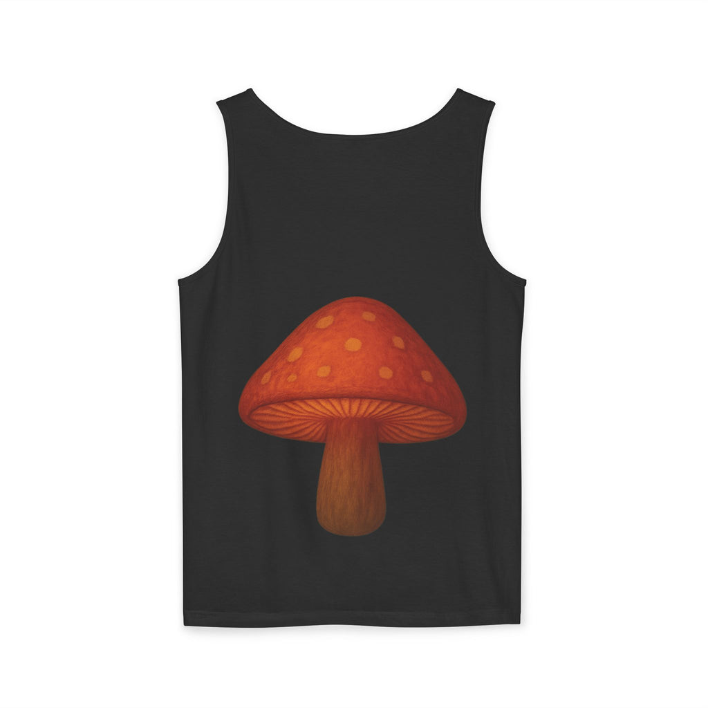 City: Portland Mushroom Tank Top — Vintage Forest Travel Graphic
