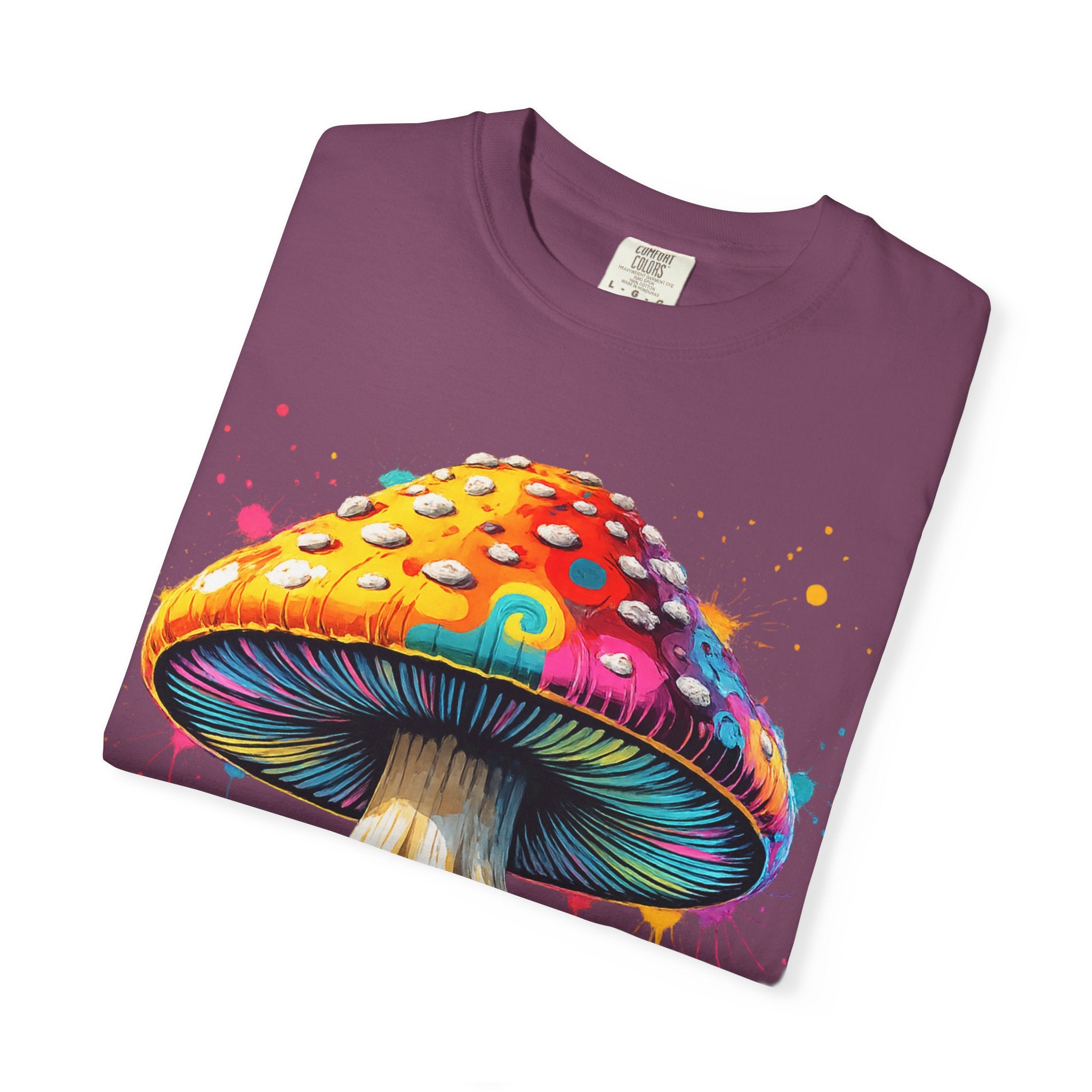 City: Lake Oswego Mushroom T-Shirt — Vintage Nature & Psychedelic Fungi Design