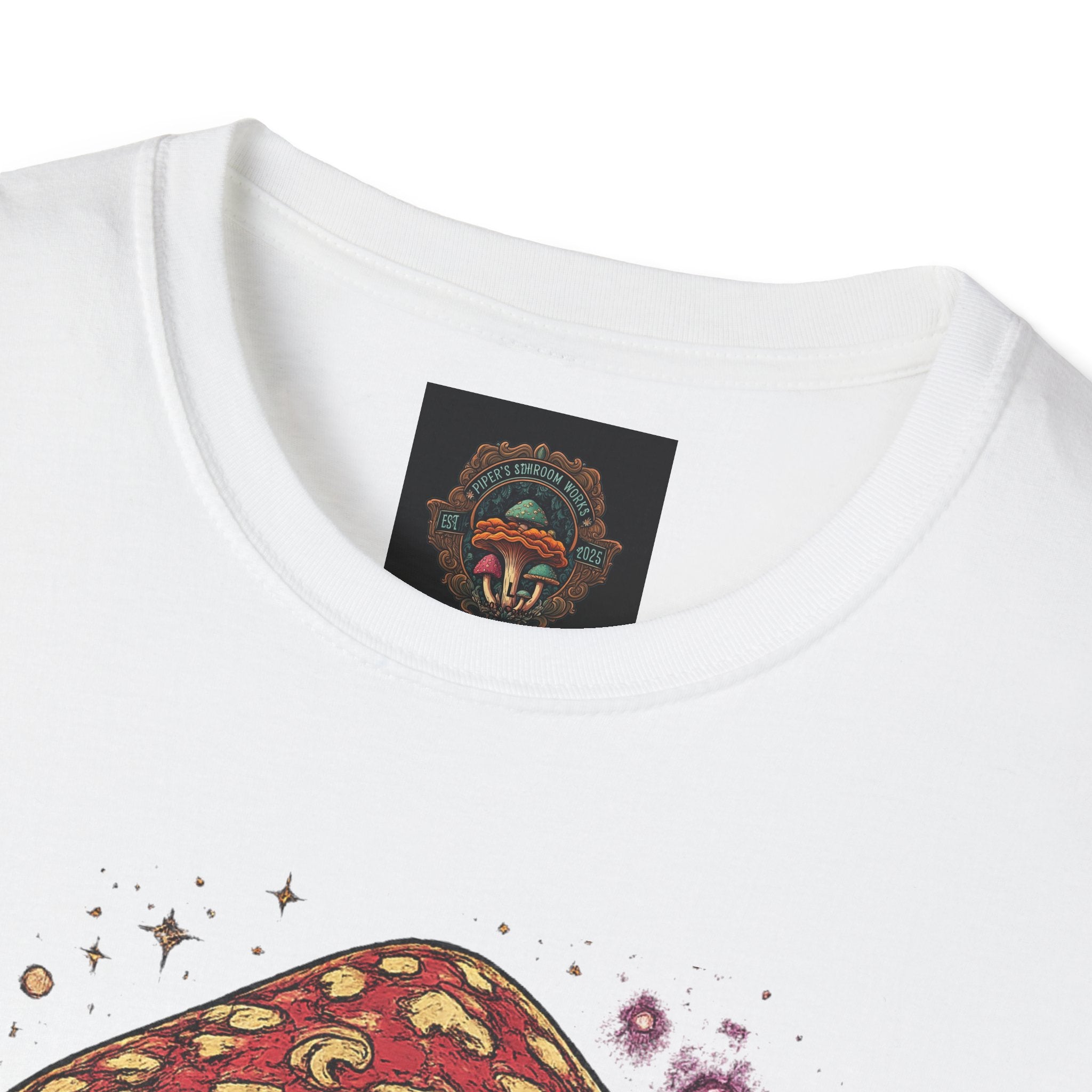 City: Portland Mushroom Magic T-Shirt — Vintage Red Toadstool Illustration