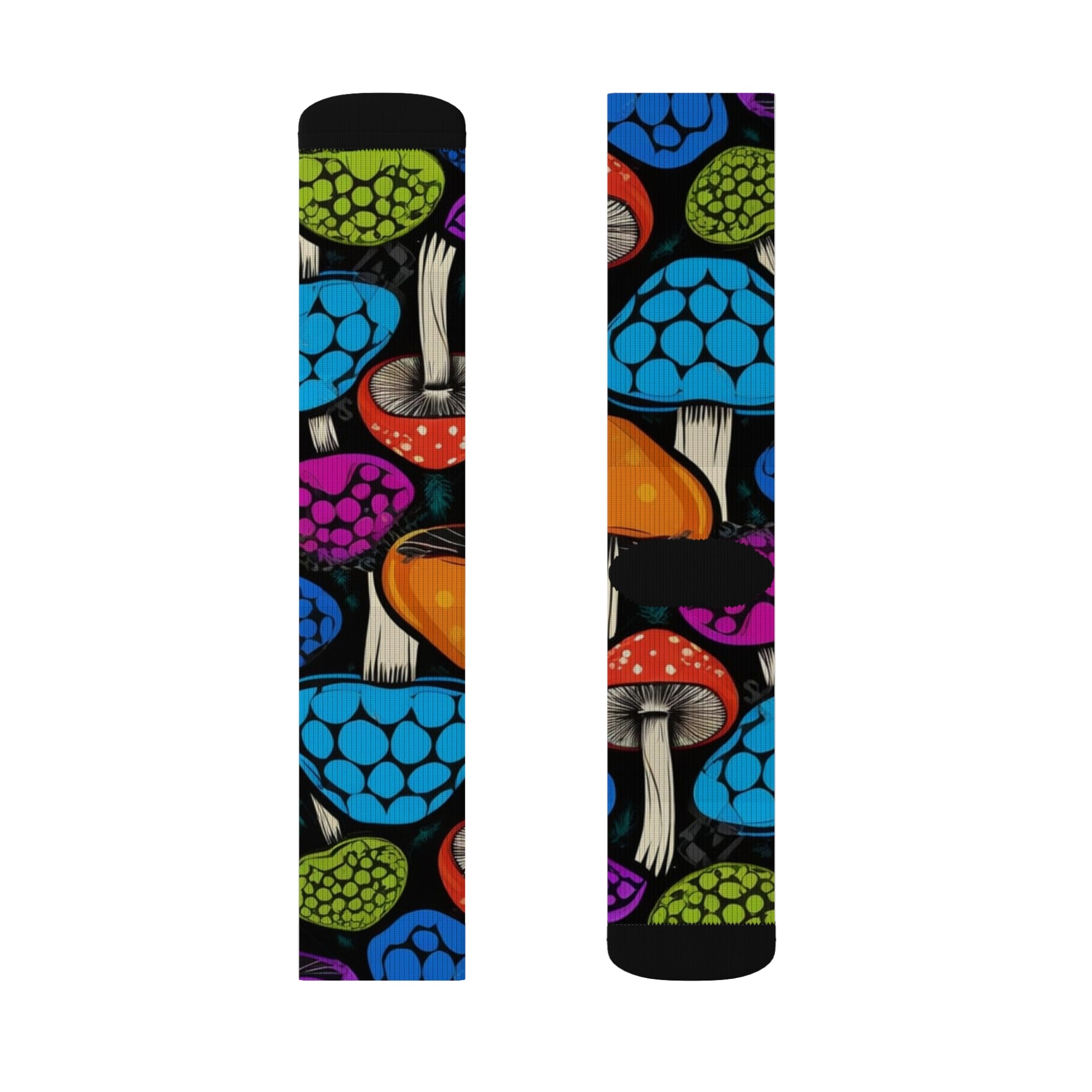 Step Into Shroom Style Funky Fungi Crew Socks