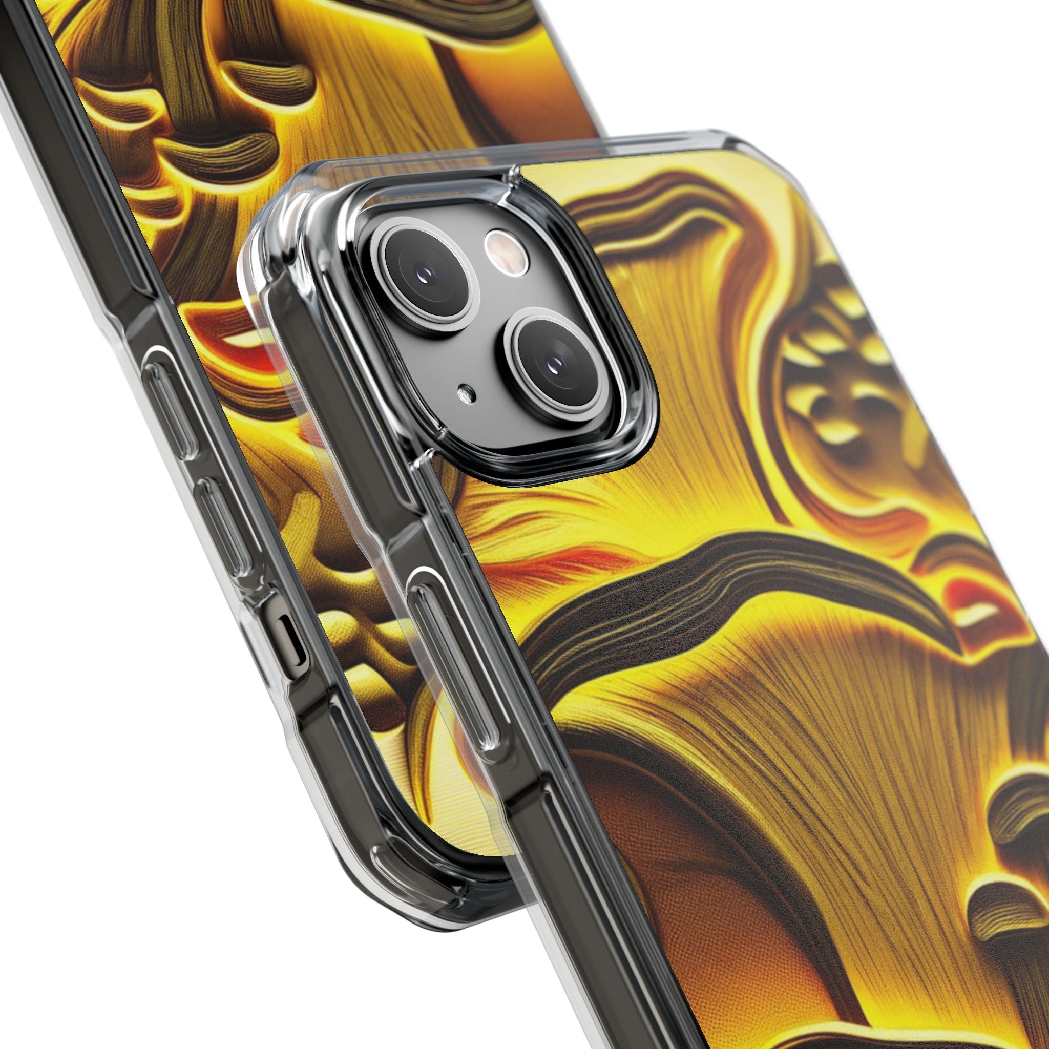 Golden Fungi Phone Case – Forest Glow Edition