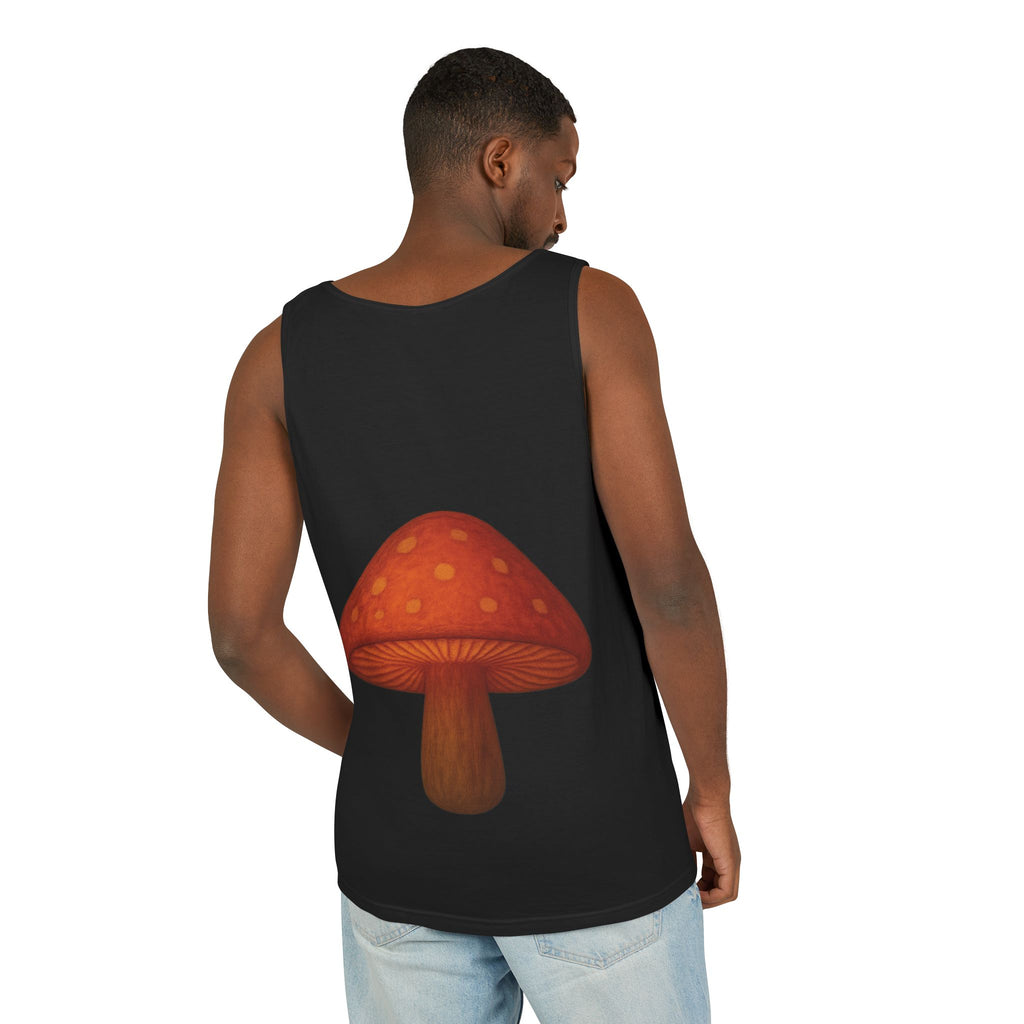 City: Portland Mushroom Tank Top — Vintage Forest Travel Graphic