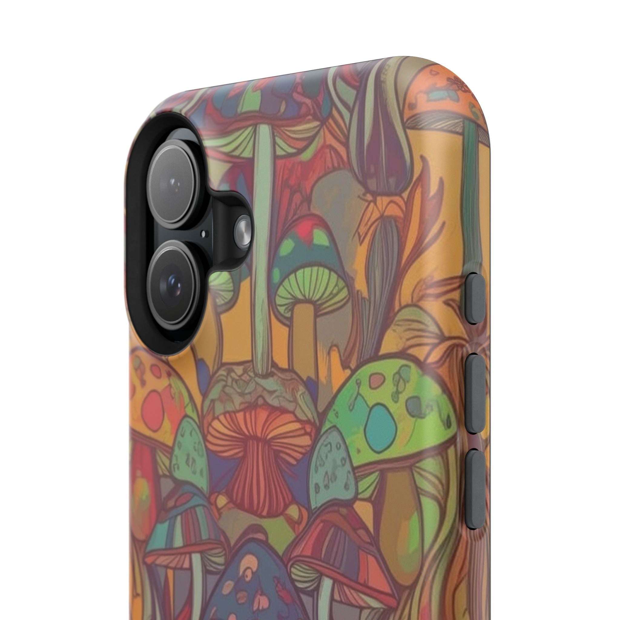 Mushroom Grove Impact-Resistant Case, Unique Phone Cover for Nature Lovers, Mushroom Art Gifts, Phone Accessories for Festivals, [...]