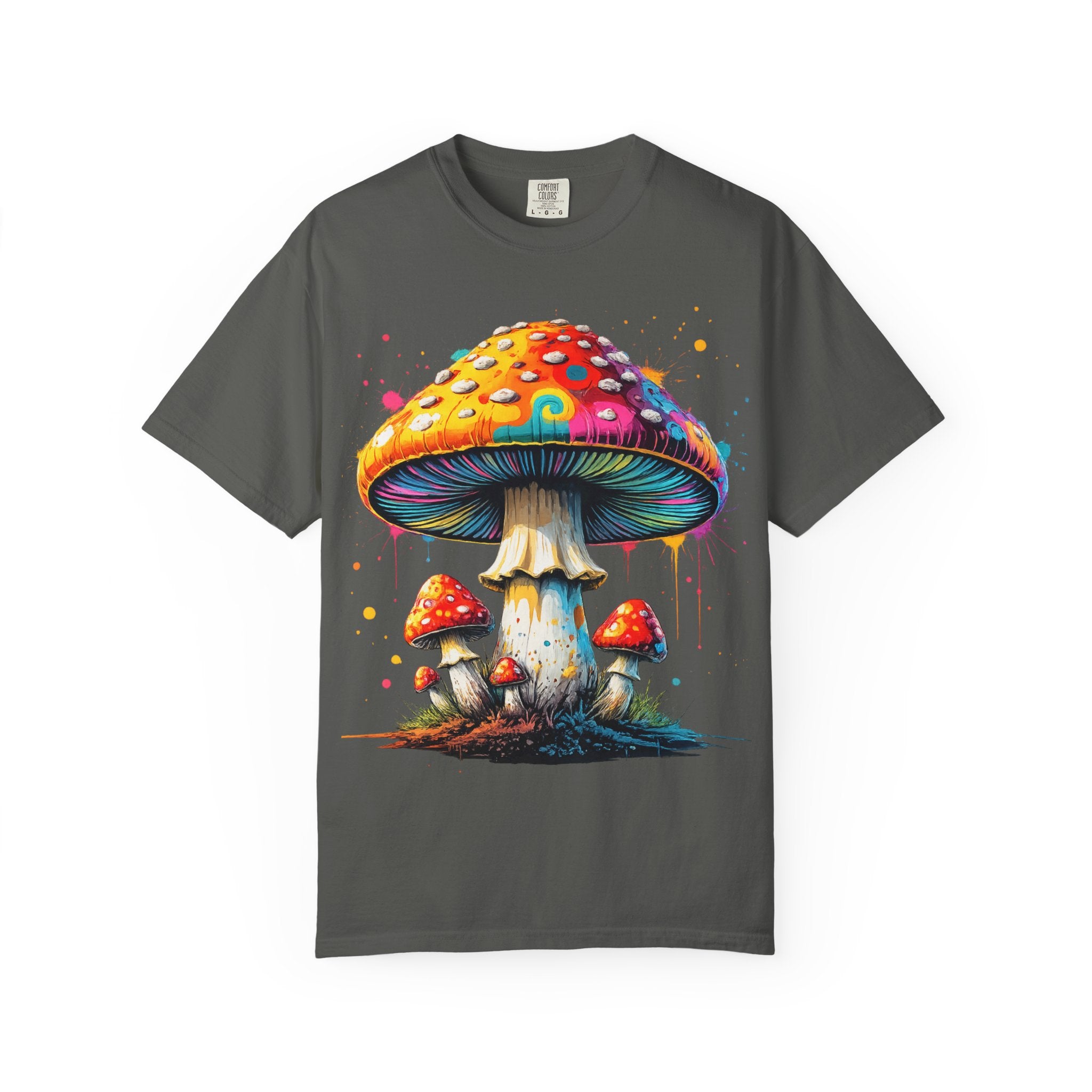 City: Lake Oswego Mushroom T-Shirt — Vintage Nature & Psychedelic Fungi Design