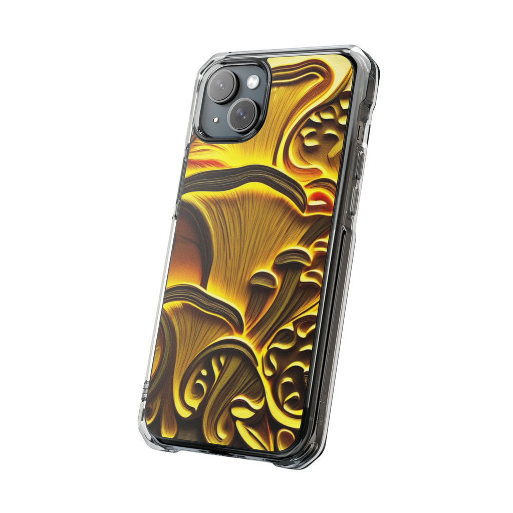 Golden Fungi Phone Case – Forest Glow Edition