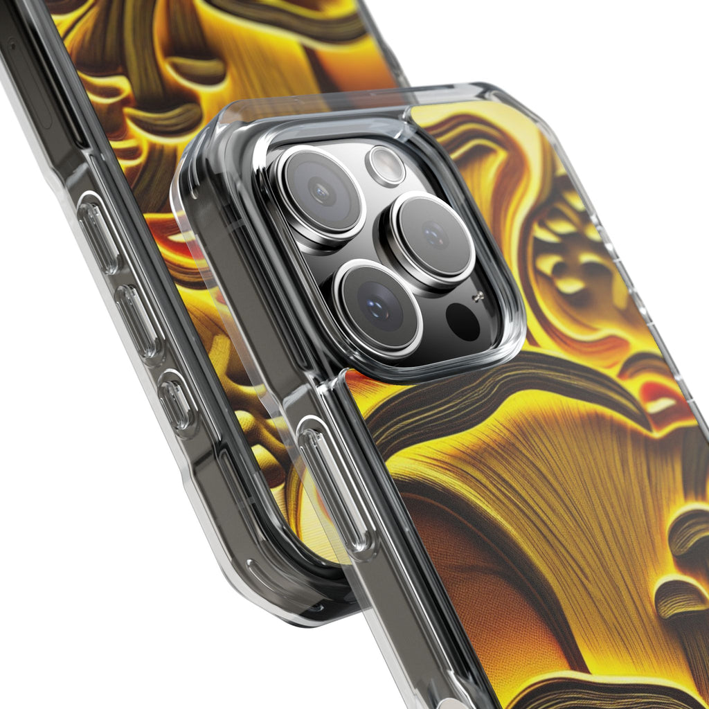Golden Fungi Phone Case – Forest Glow Edition