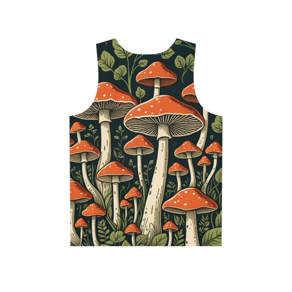 Forest Flex All-Over Mushroom Tank Top