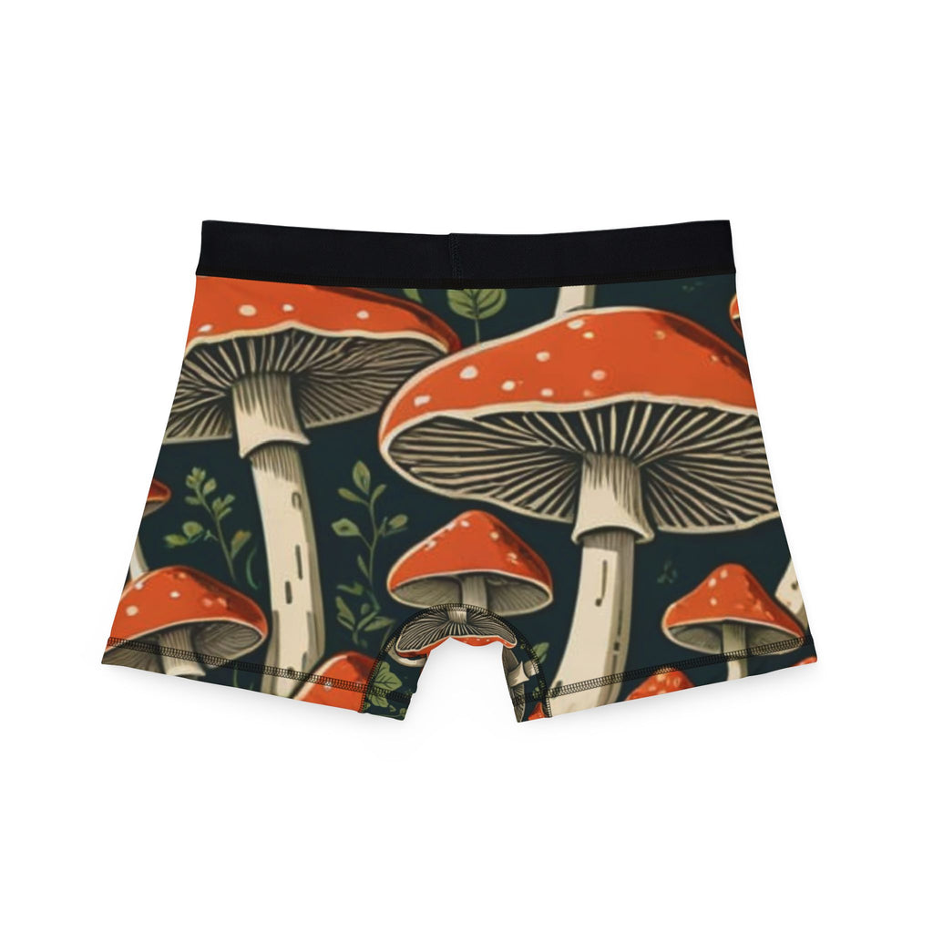 Mushroom Forest Men's Boxer Briefs – Red Toadstool All-Over Print Underwear