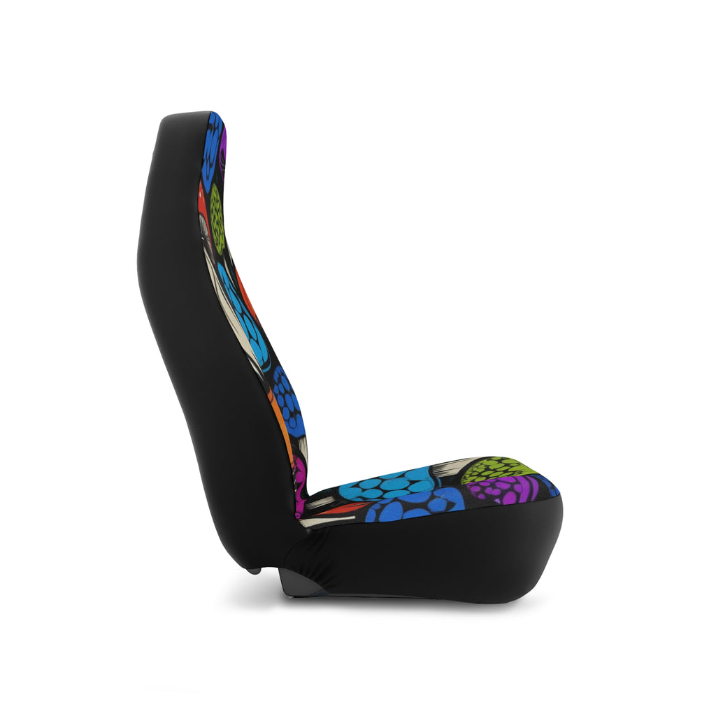 Psychedelic Mushroom Car Seat Covers — Colorful Fun Auto Seat Protector
