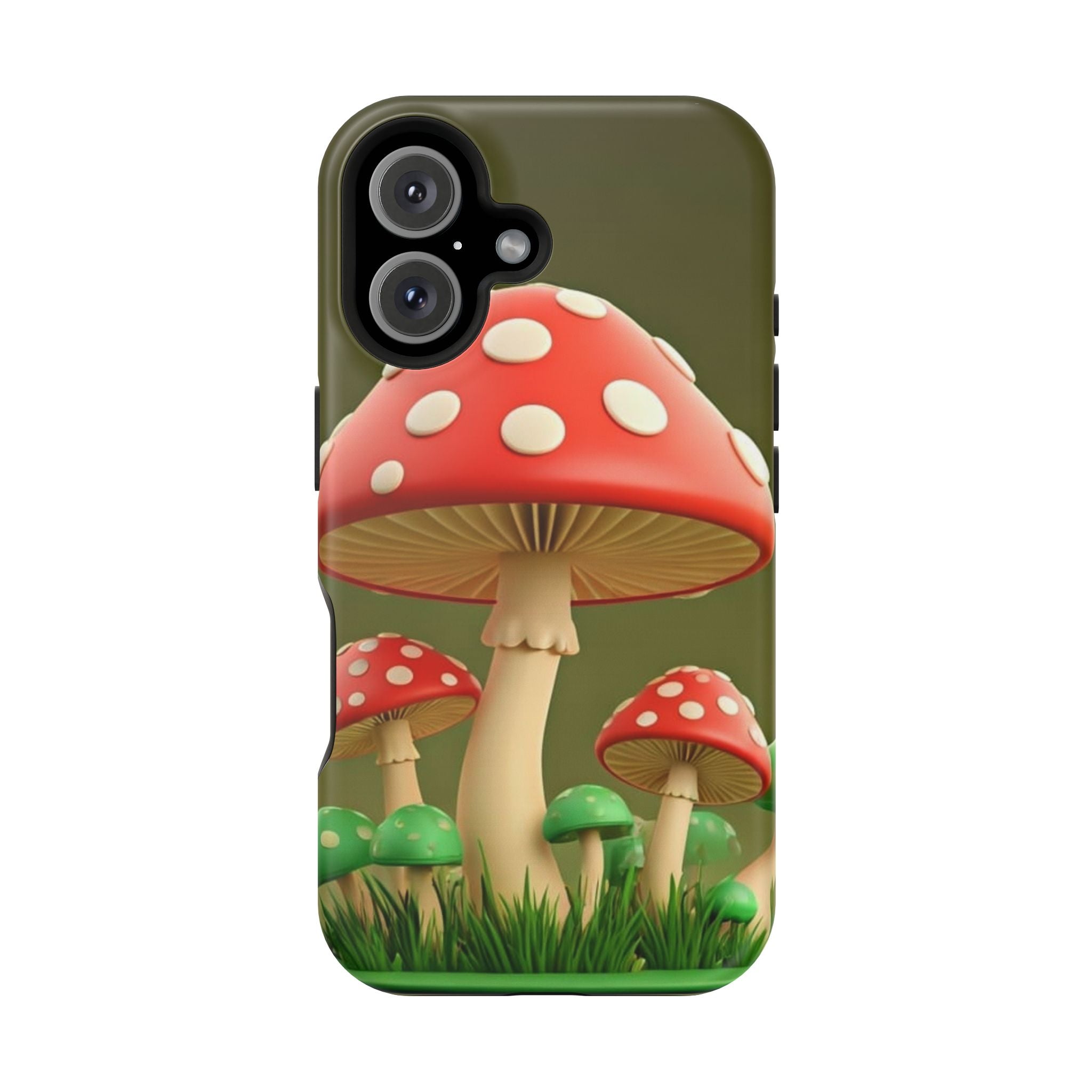 Golden Glow Mushroom Phone Case – Nature Meets Radiance