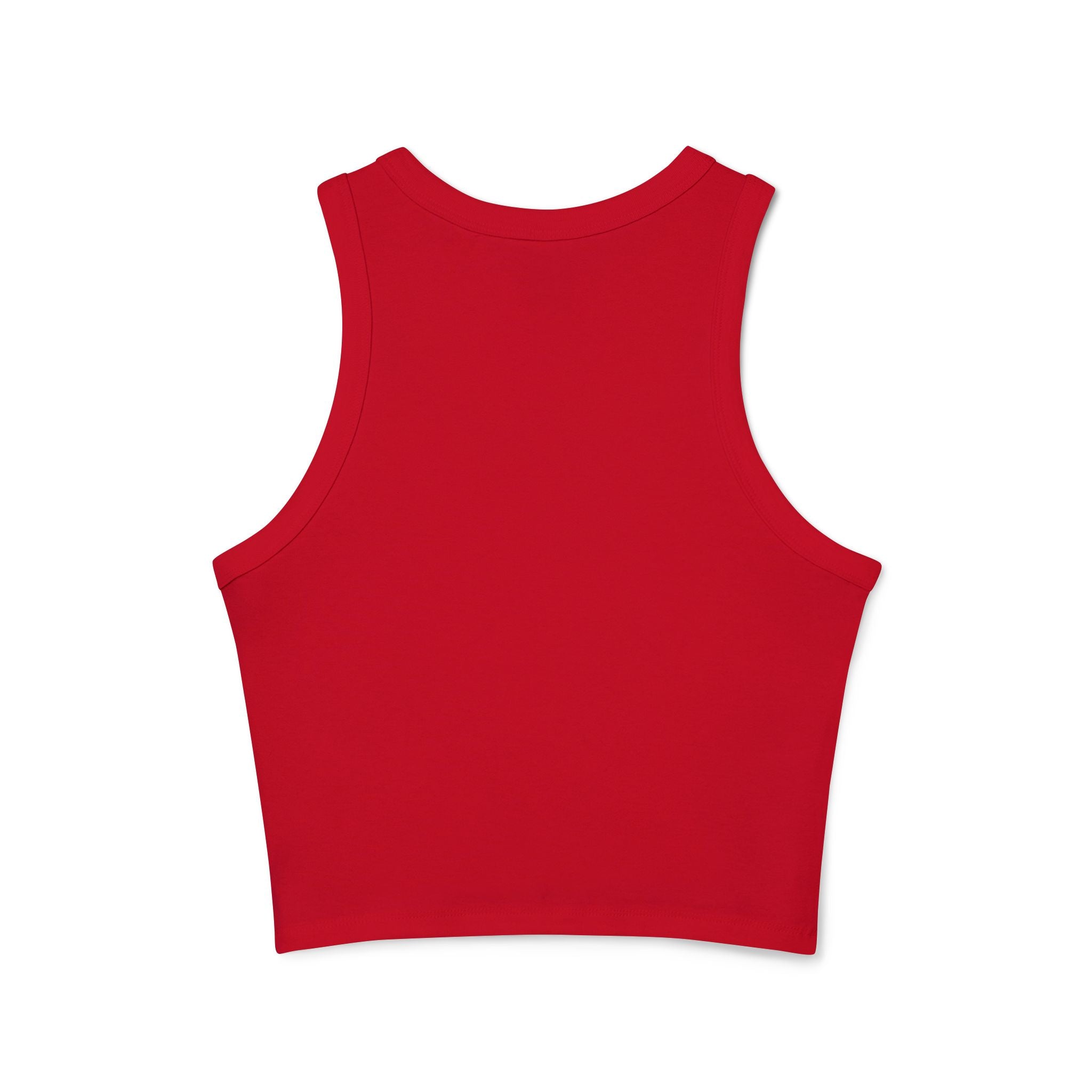 Portland Mushroom Graphic Tank — Women's Crop Racerback Tank Top