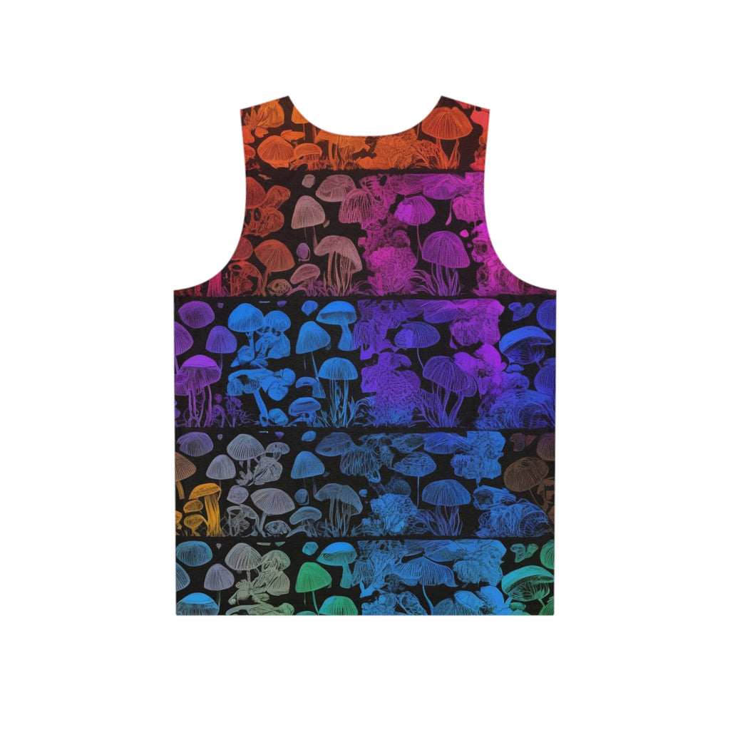 Camiseta de tirantes Fungi Flow — Top mágico de setas unisex