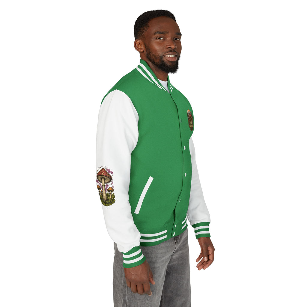 Portland Mushroom Patch Letterman Jacket