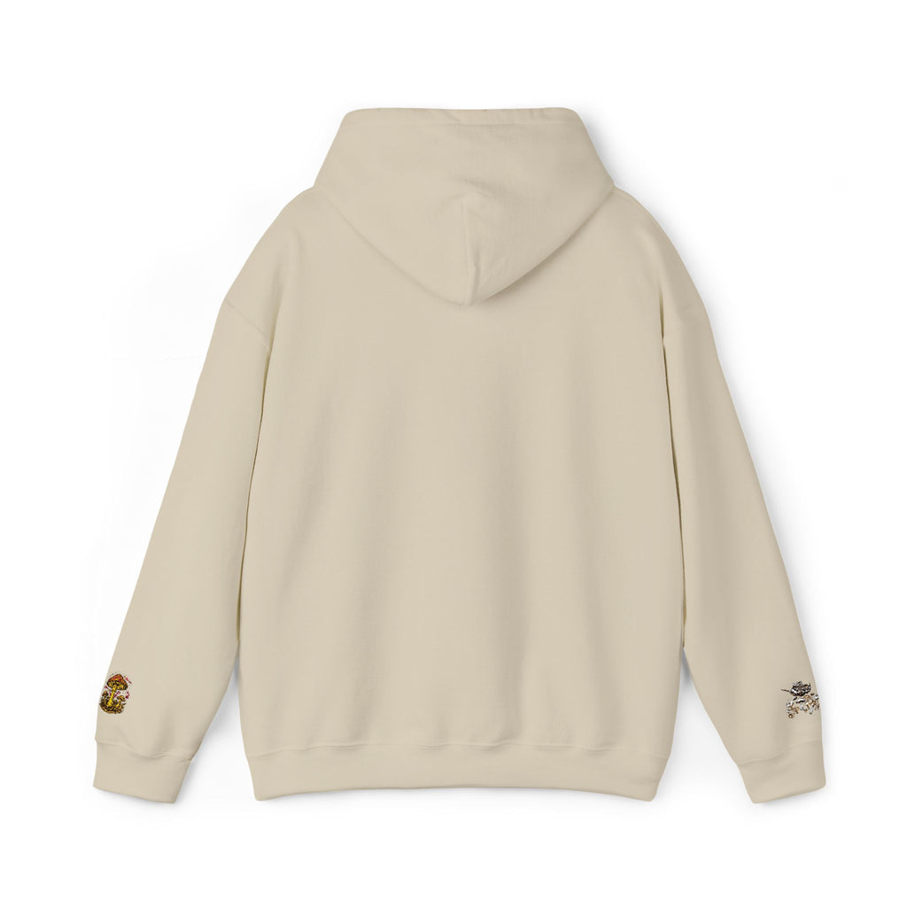 Mushroom Grove Hoodie – Whimsical Autumn Forest Mushroom Sweatshirt