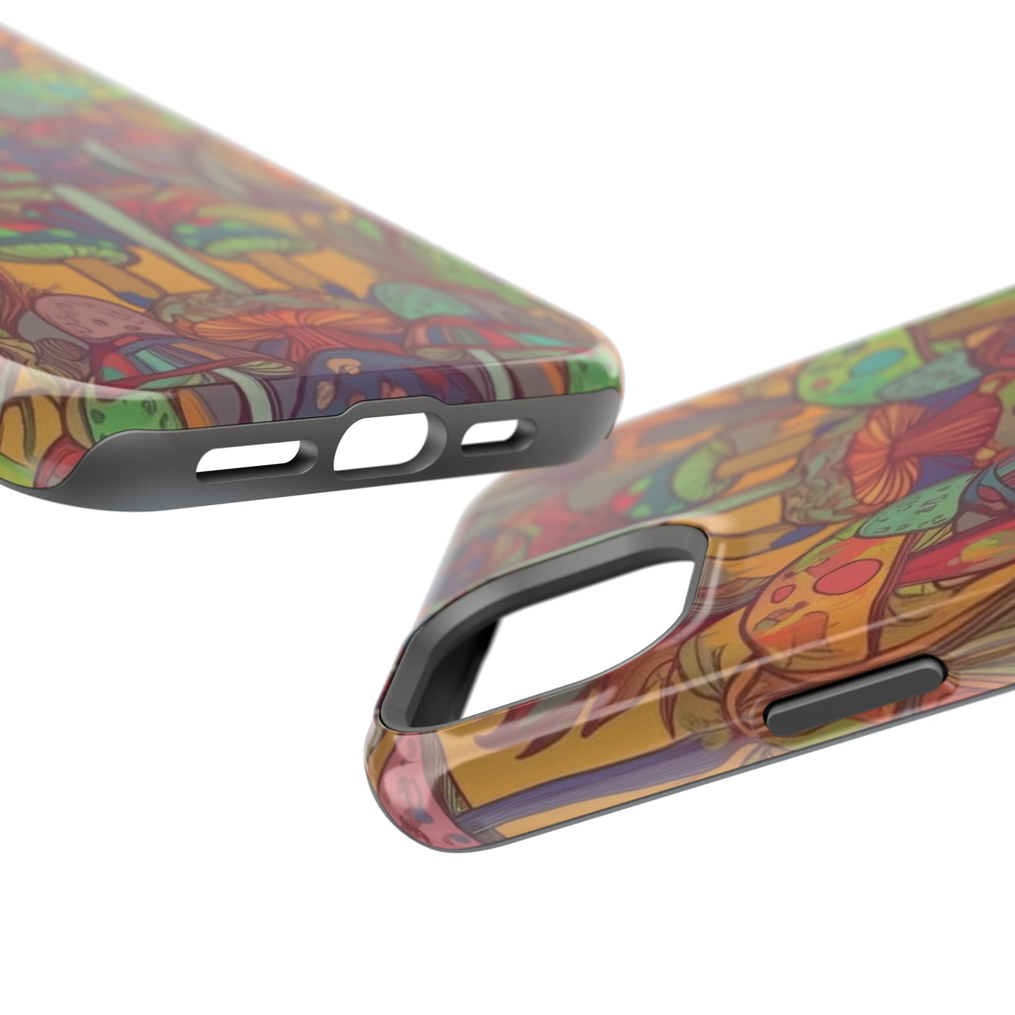 Mushroom Grove Impact-Resistant Case, Unique Phone Cover for Nature Lovers, Mushroom Art Gifts, Phone Accessories for Festivals, [...]