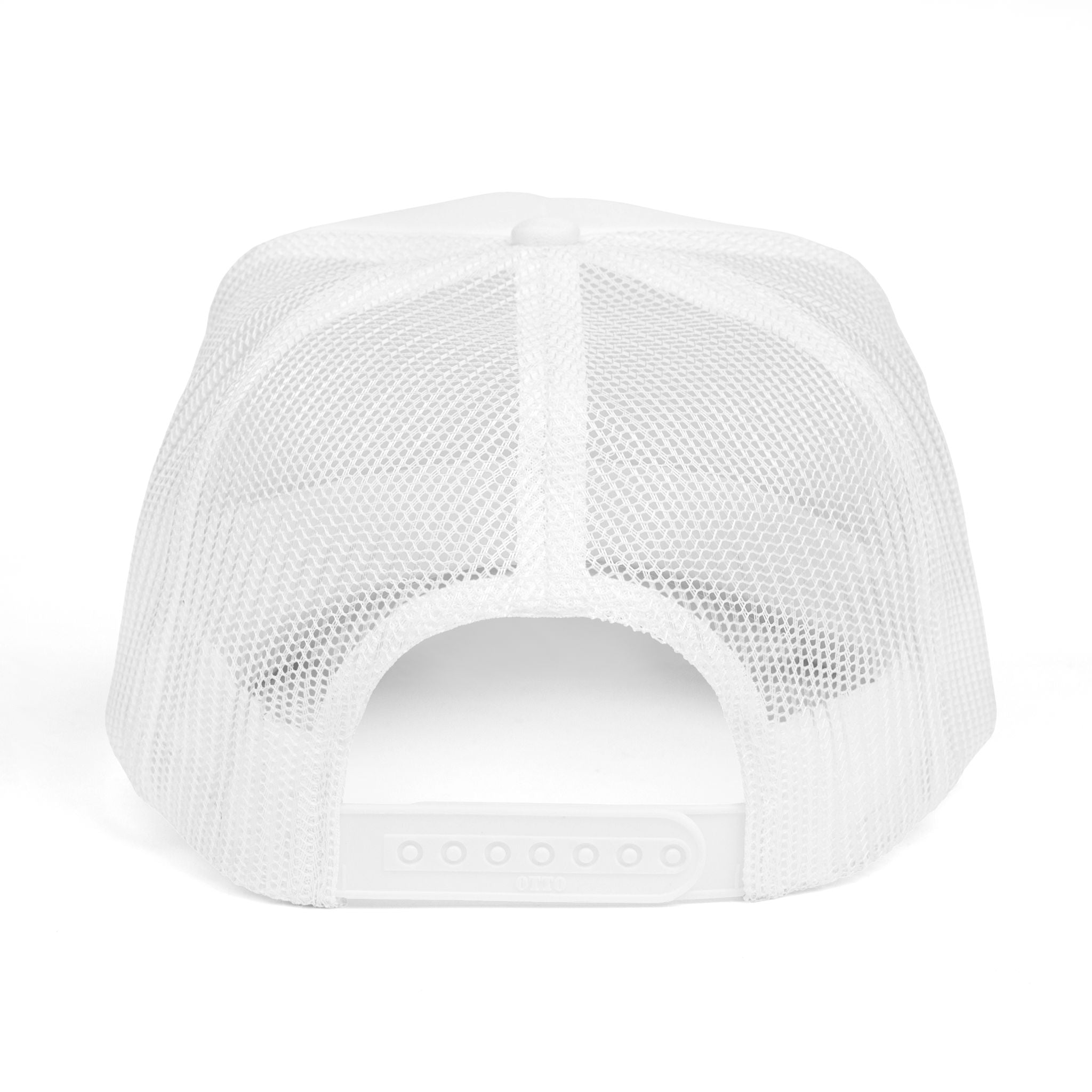 Mushroom Patch Trucker Hat — Vintage Fungi Graphic Foam Cap
