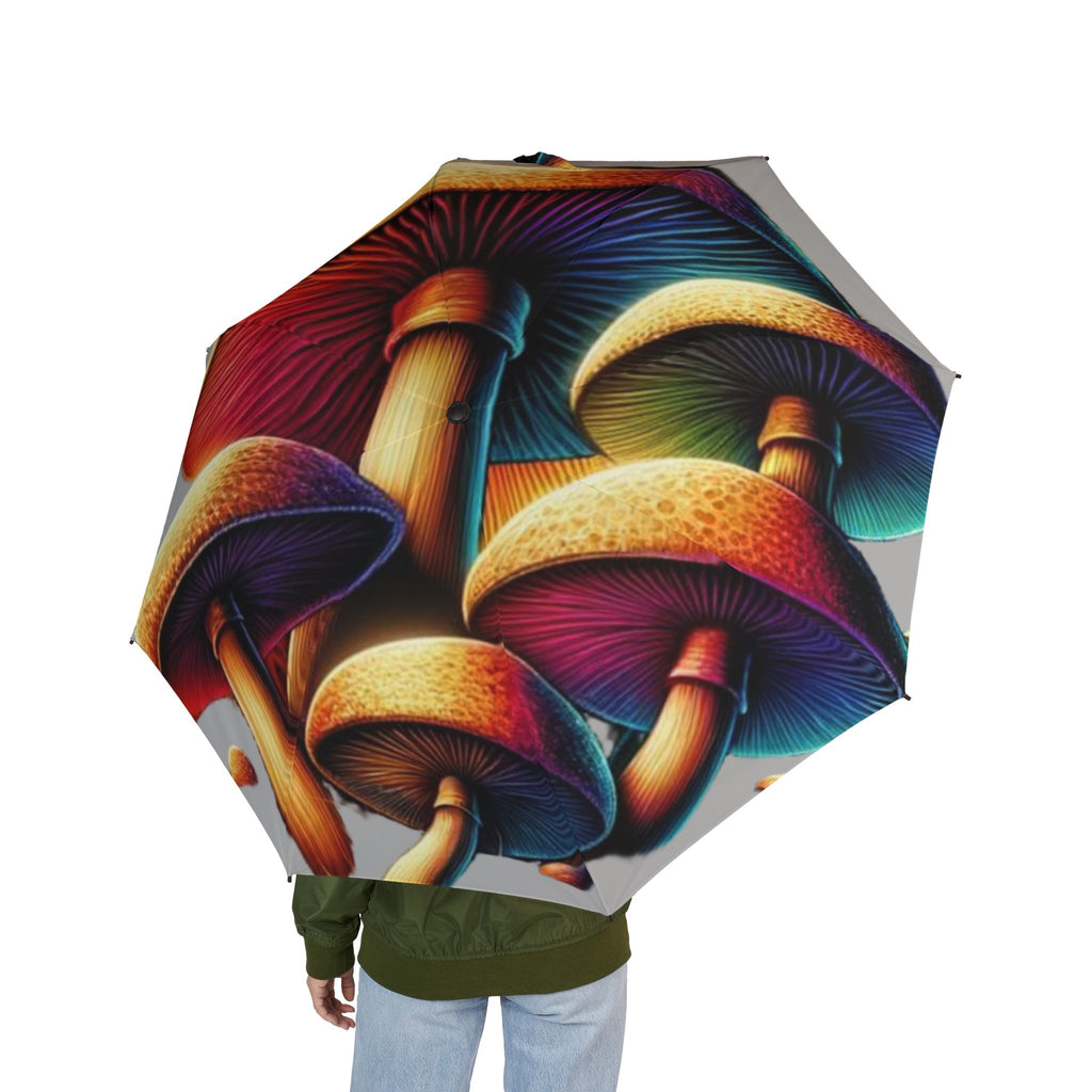 Prismatic Mushroom Umbrella – Where Rain Meets Radiance