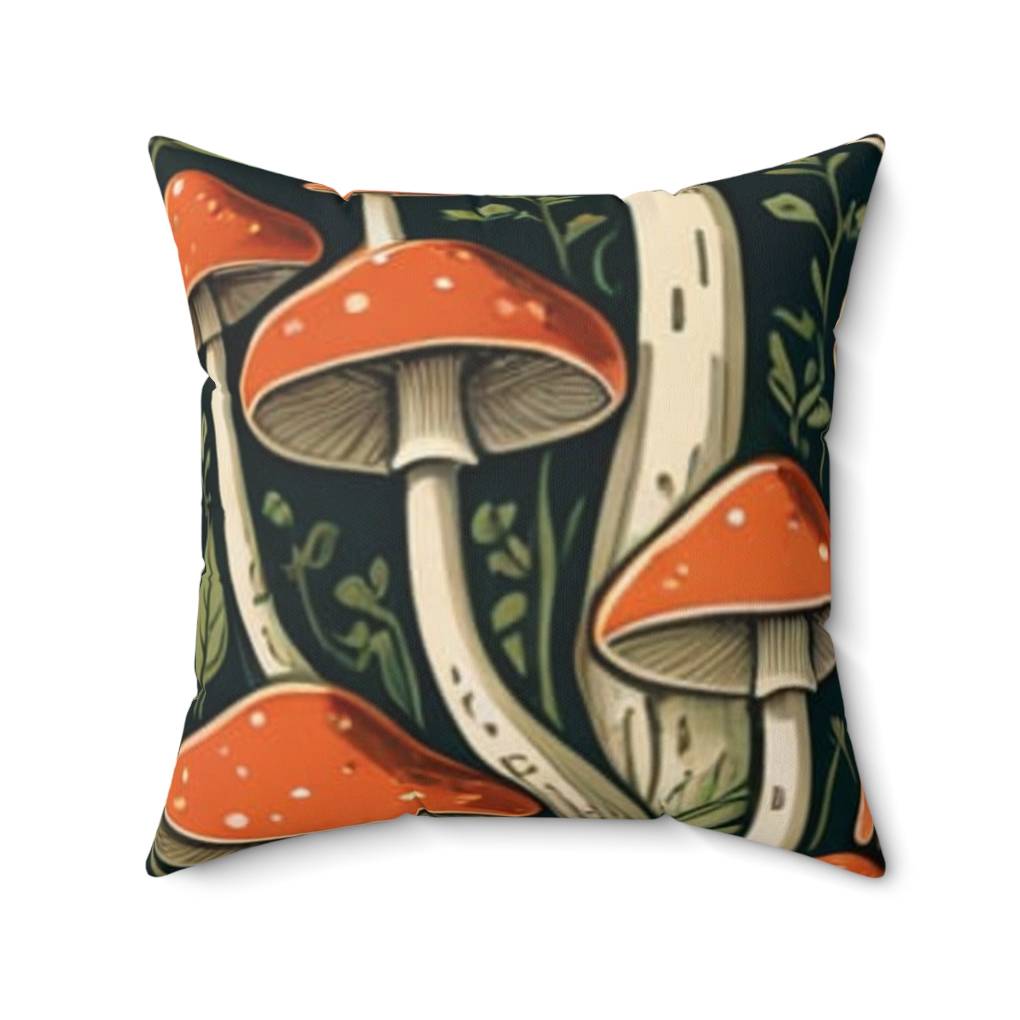 Pillow: Mushroom Forest Decorative Pillow