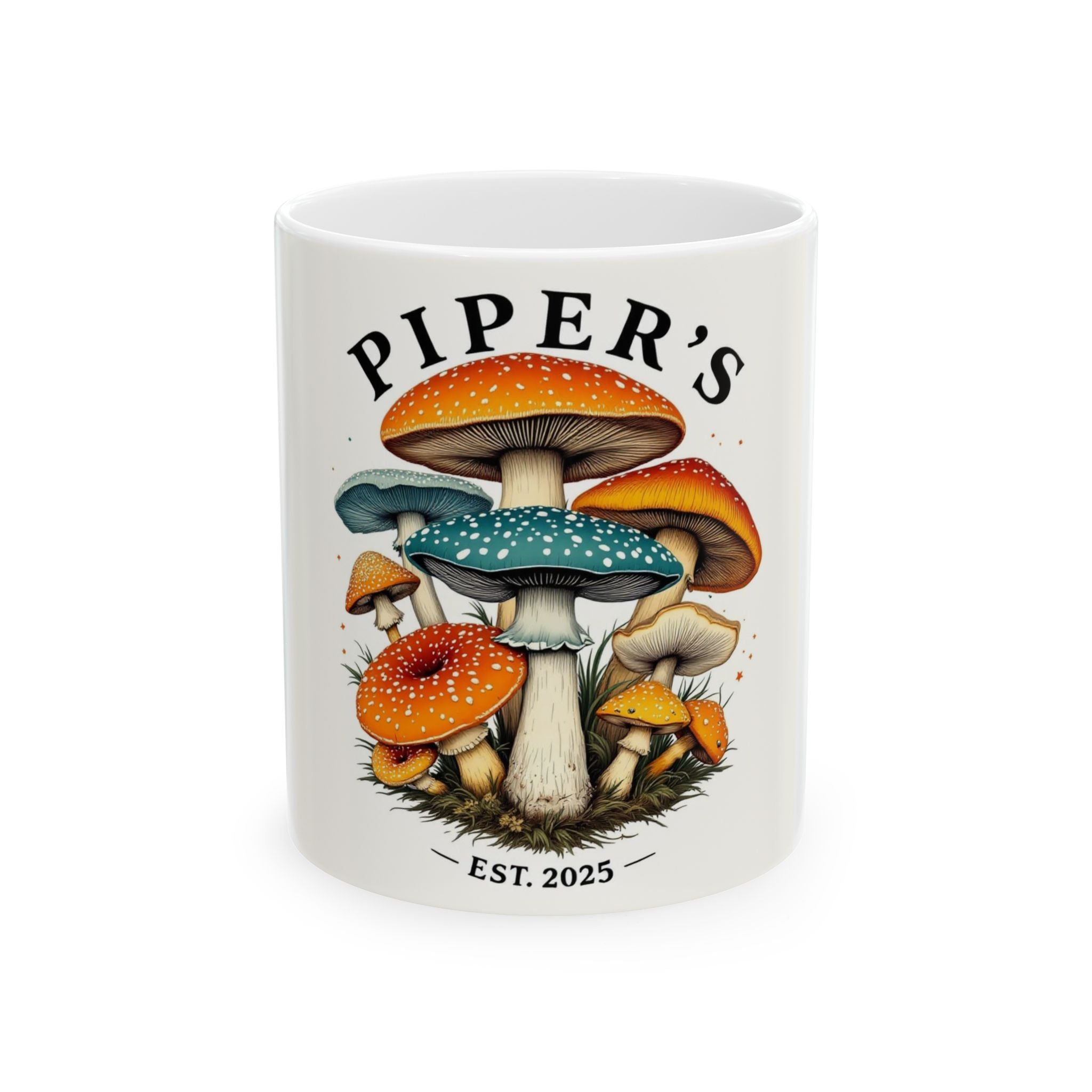 Piper’s Shroom Works Signature Mug Forest Family Edition