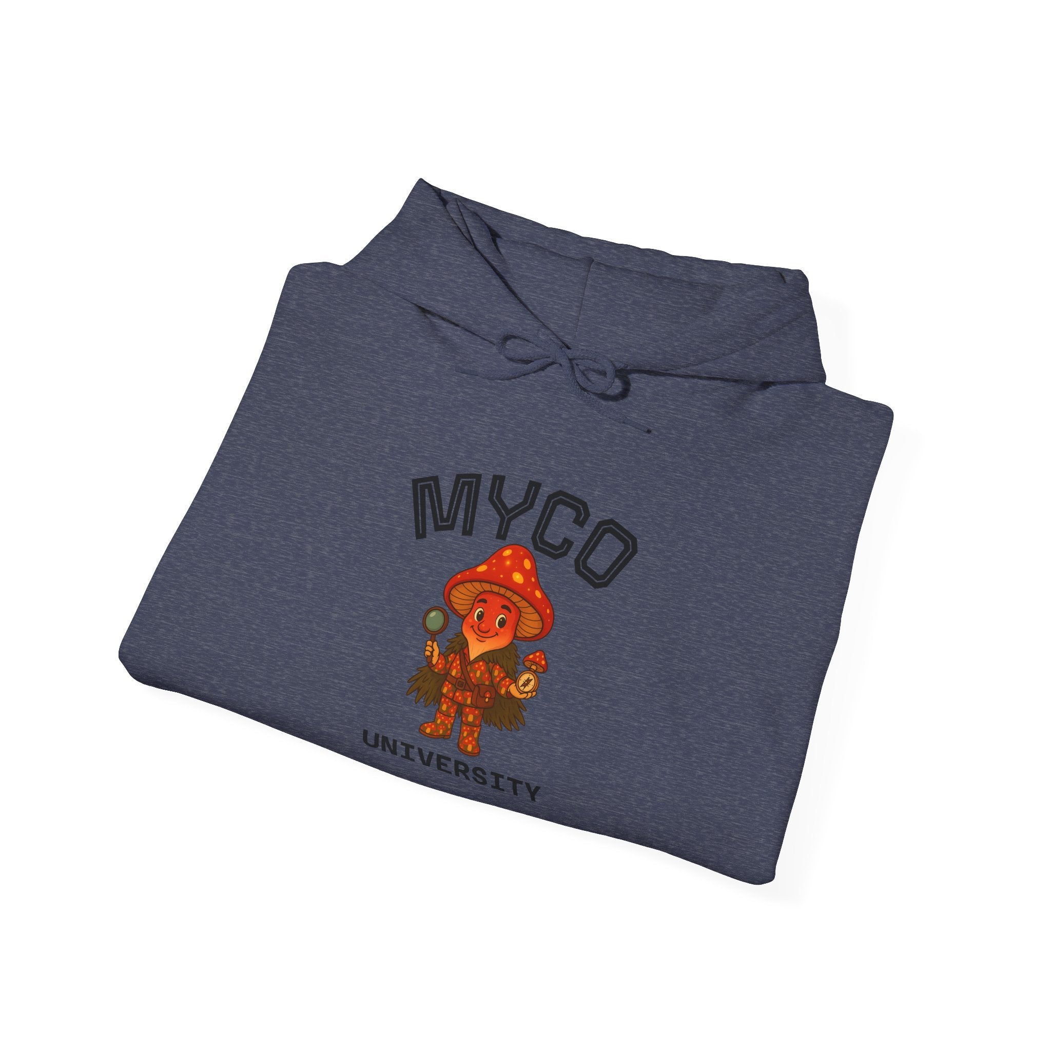Myco University Lion & Mushroom Hoodie — Psychedelic Lion Graphic Pullover