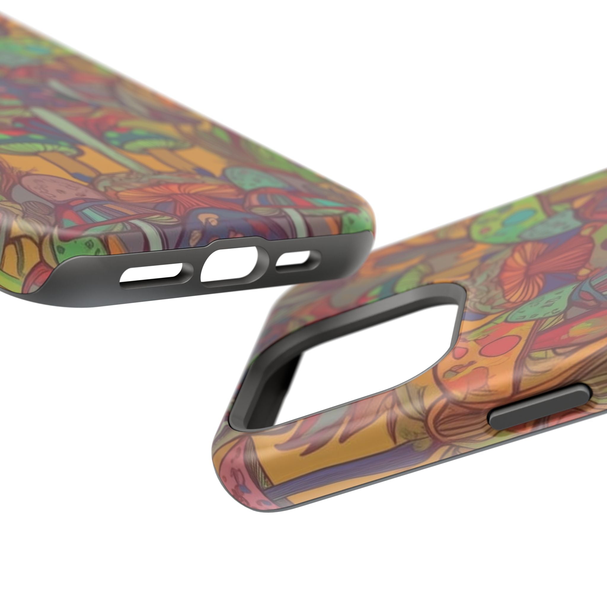 Mushroom Grove Impact-Resistant Case, Unique Phone Cover for Nature Lovers, Mushroom Art Gifts, Phone Accessories for Festivals, [...]