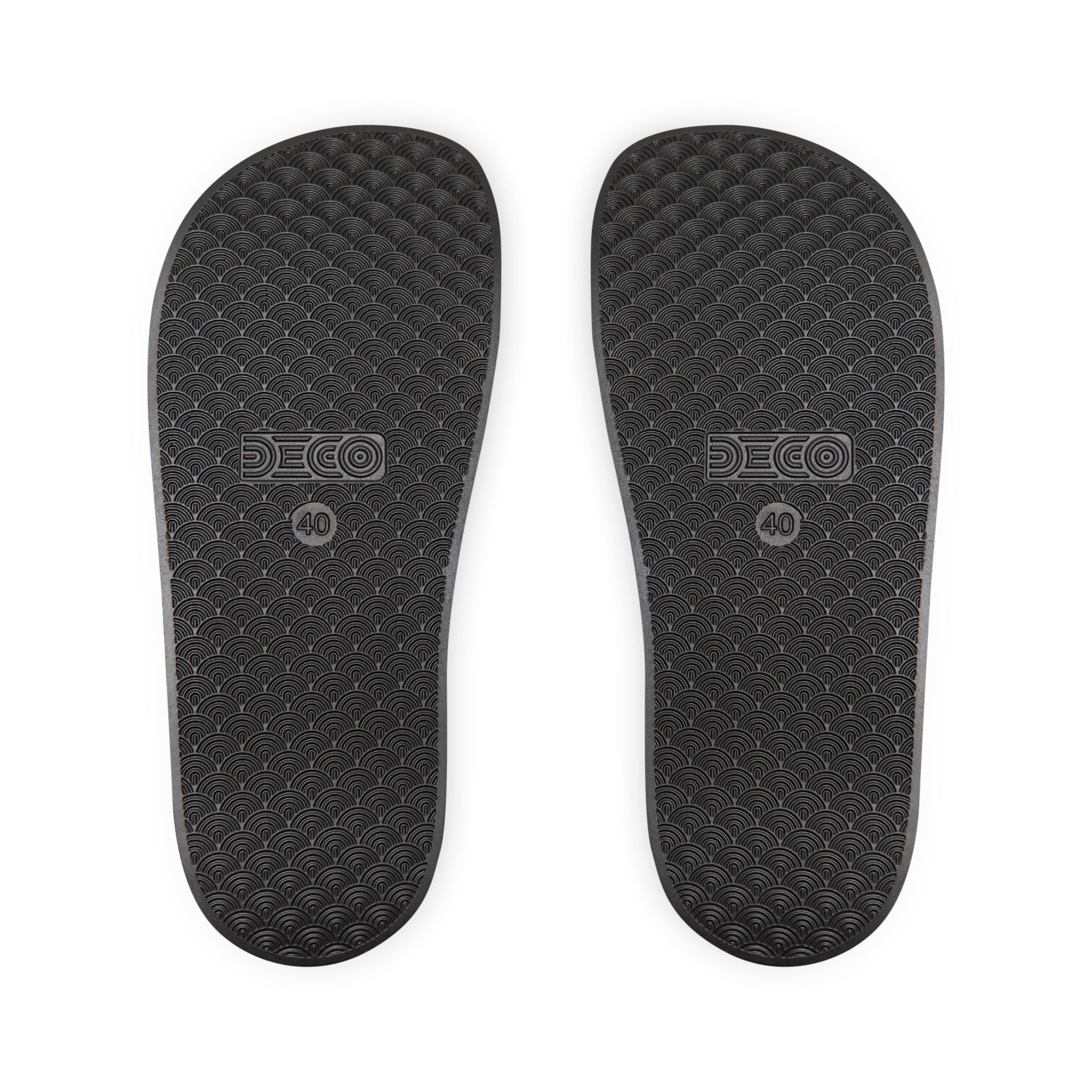 Mushroom Art Slide Sandals — Removable Strap Men's Slides