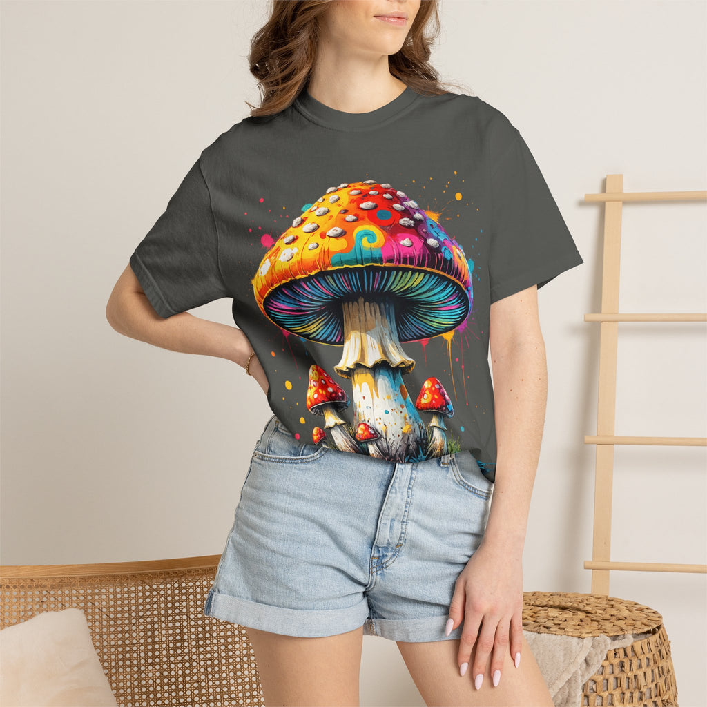 City: Lake Oswego Mushroom T-Shirt — Vintage Nature & Psychedelic Fungi Design
