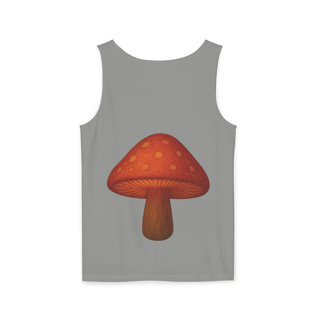 City: Portland Mushroom Tank Top — Vintage Forest Travel Graphic