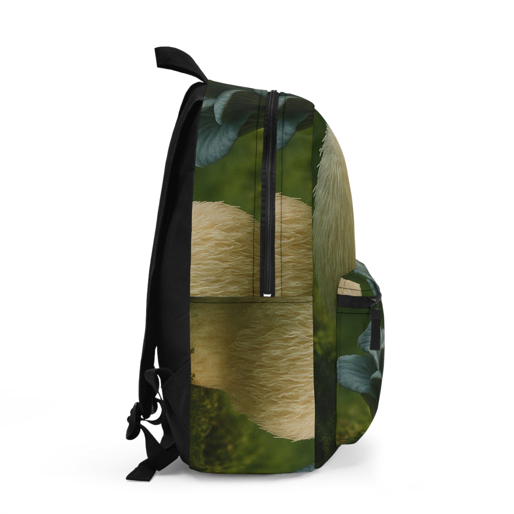 Mushroom Meadow Backpack — Botanical Fungi Print School & Daypack