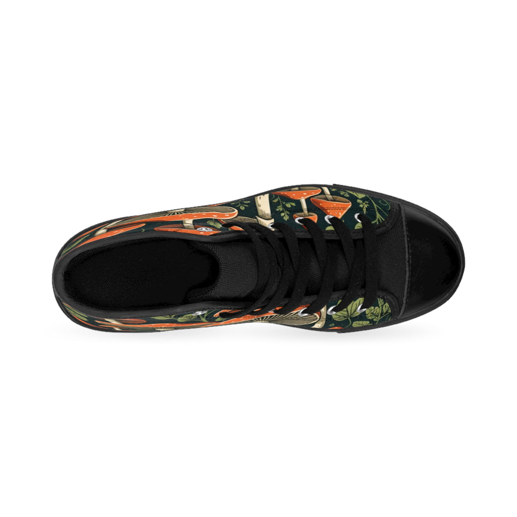 Mushroom Forest High-Top Sneakers — Men's Classic Sneakers
