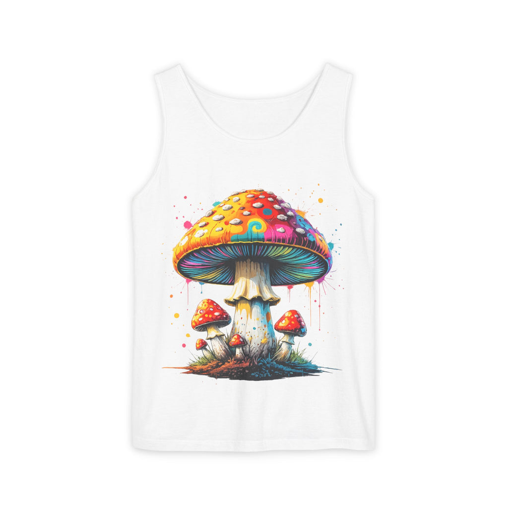 City: Portland Mushroom Tank Top — Psychedelic Forest Graphic Tank