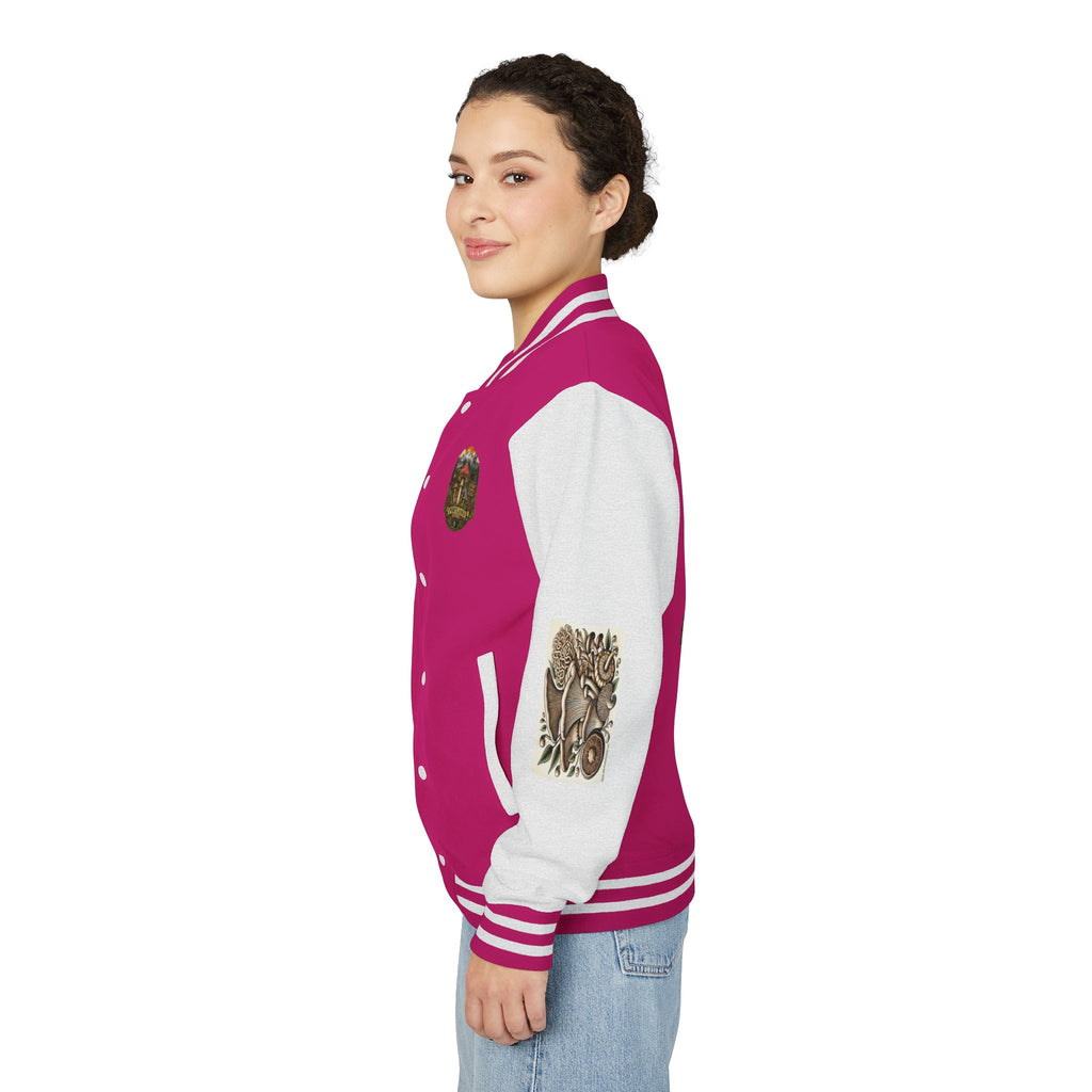Portland Mushroom Patch Letterman Jacket