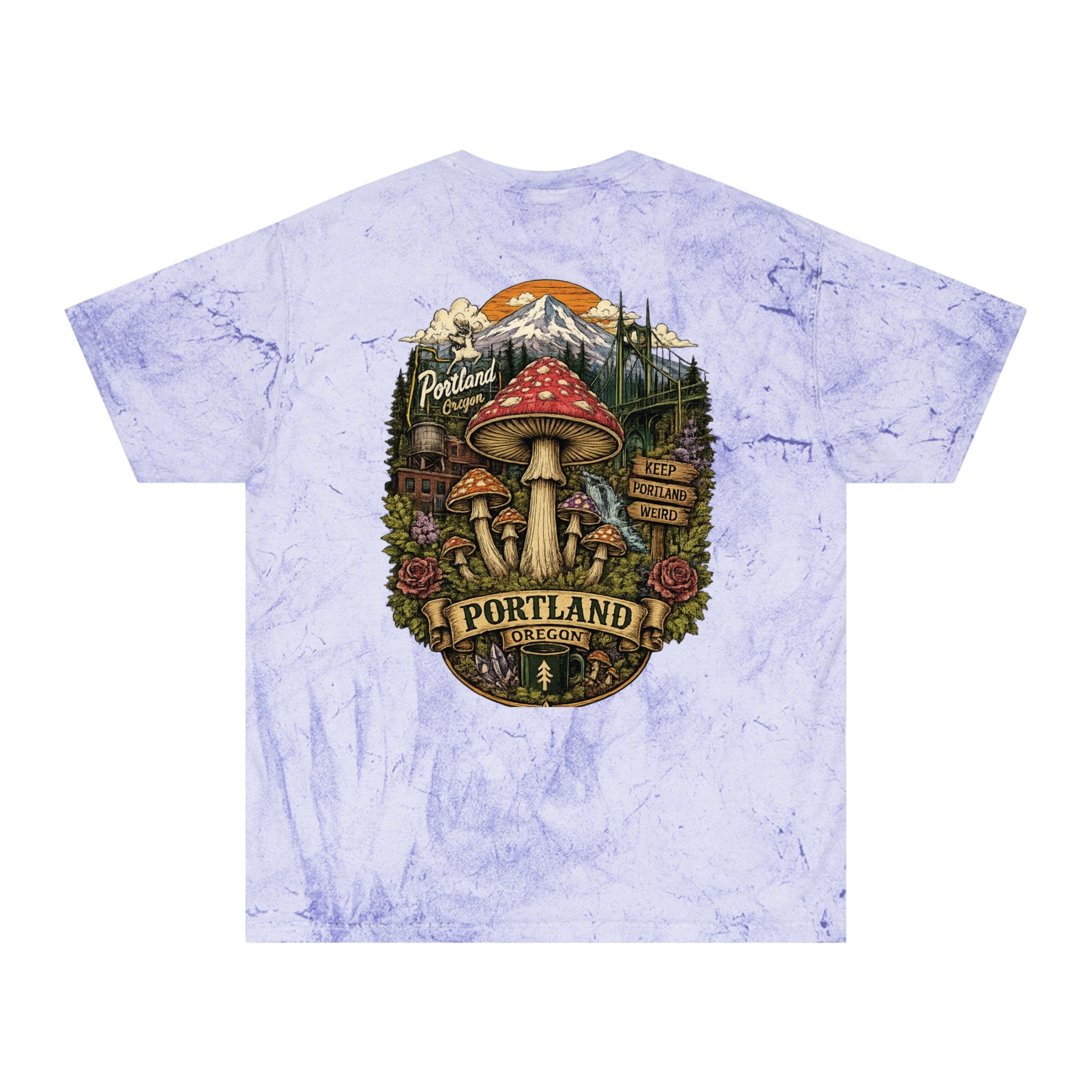 City: Portland Mushroom Adventure T‑Shirt