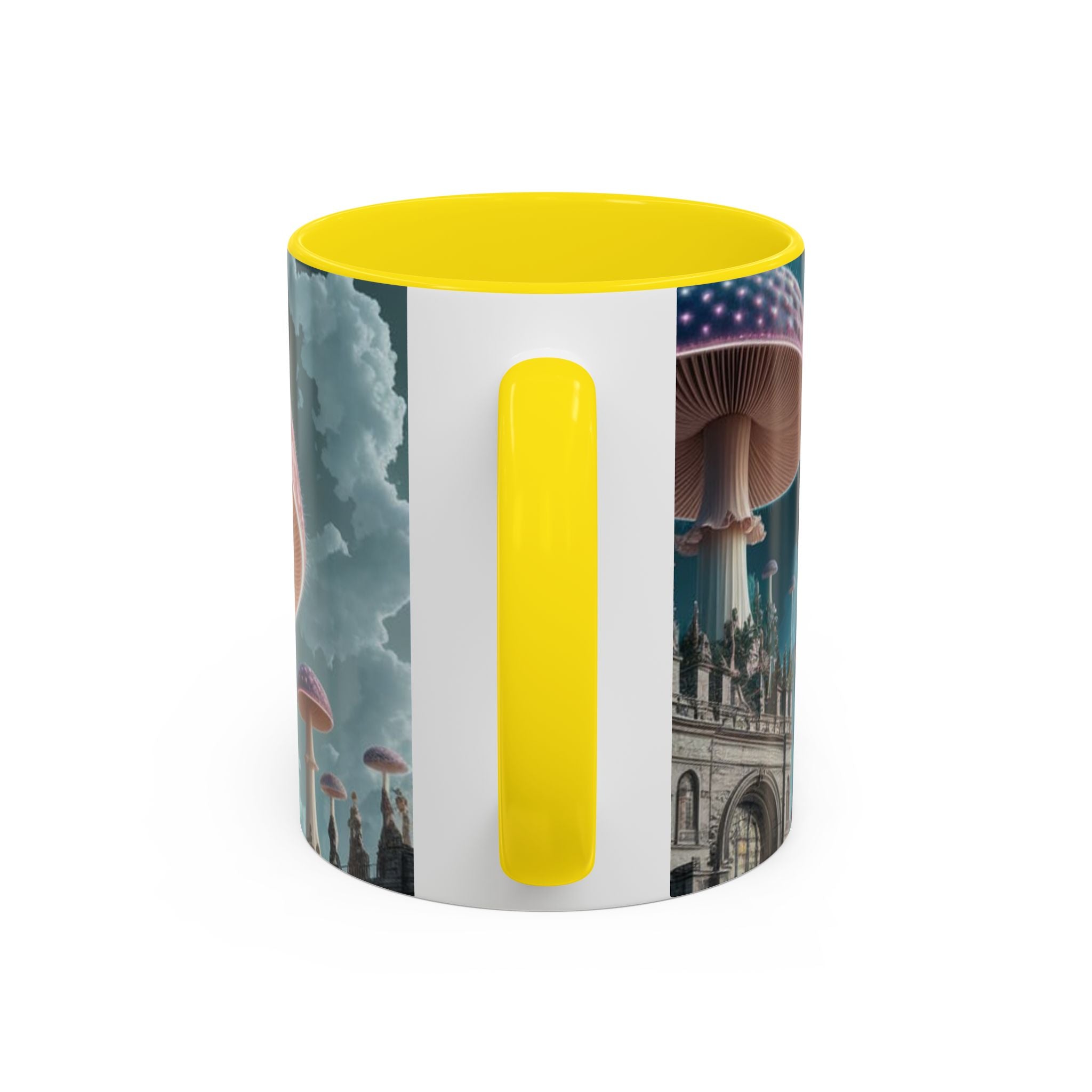 Mug: Mystical Glow Mushroom Coffee Mug — Psychedelic Fantasy Accent Mug
