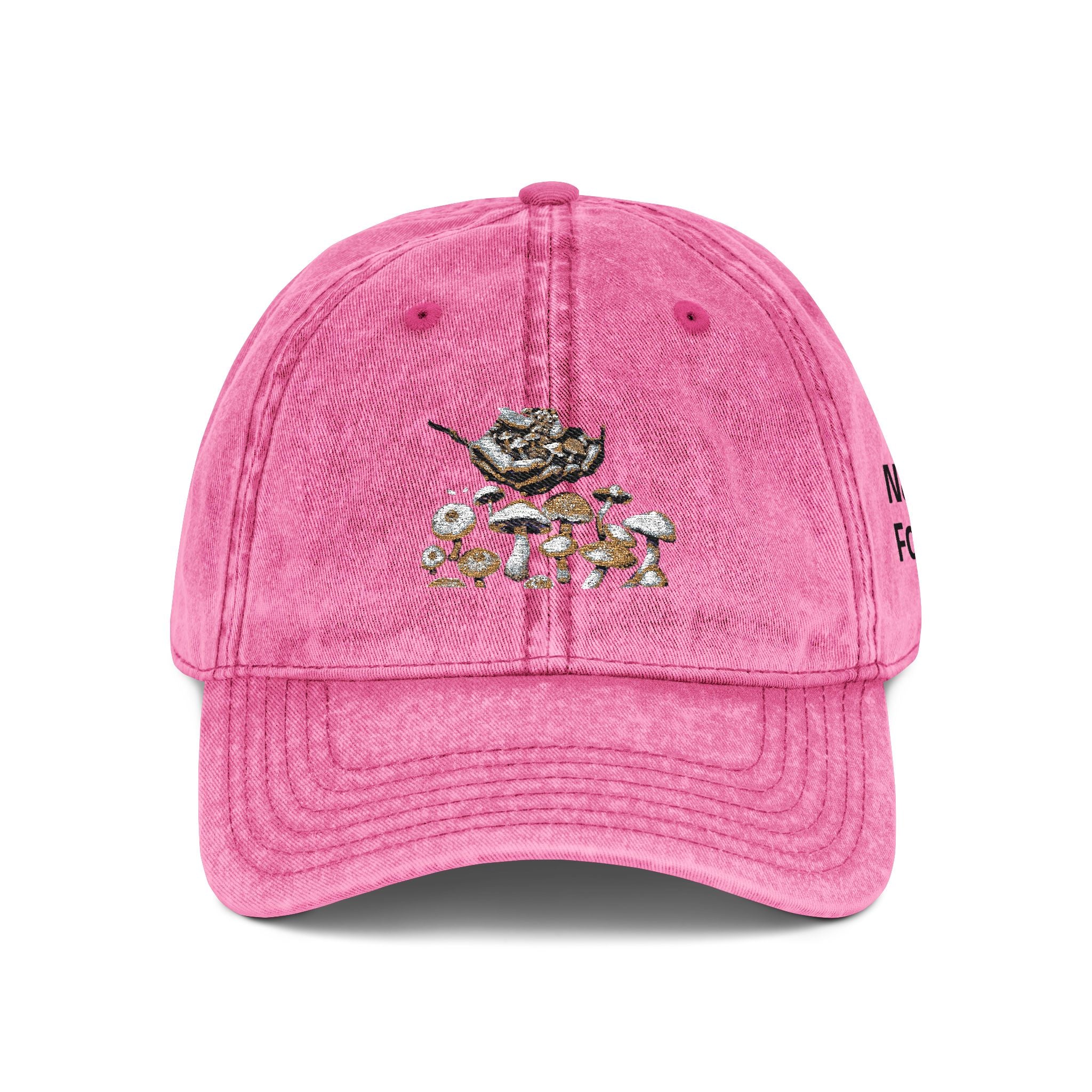 Vintage Embroidered Floral Cap — Retro Red Dad Hat