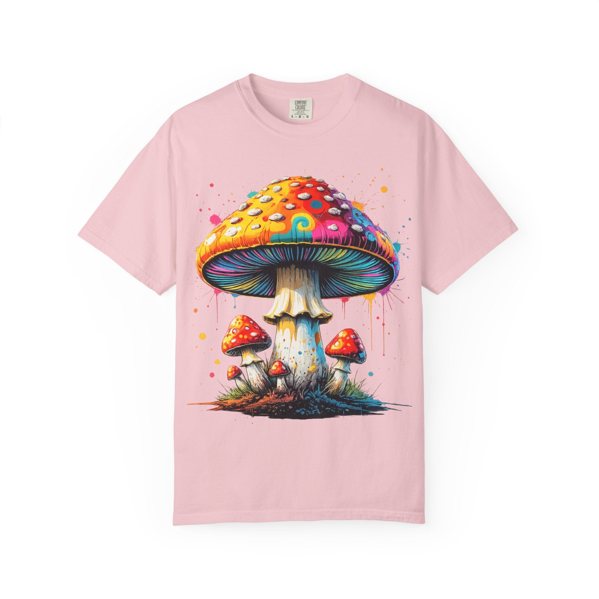 City: Lake Oswego Mushroom T-Shirt — Vintage Nature & Psychedelic Fungi Design