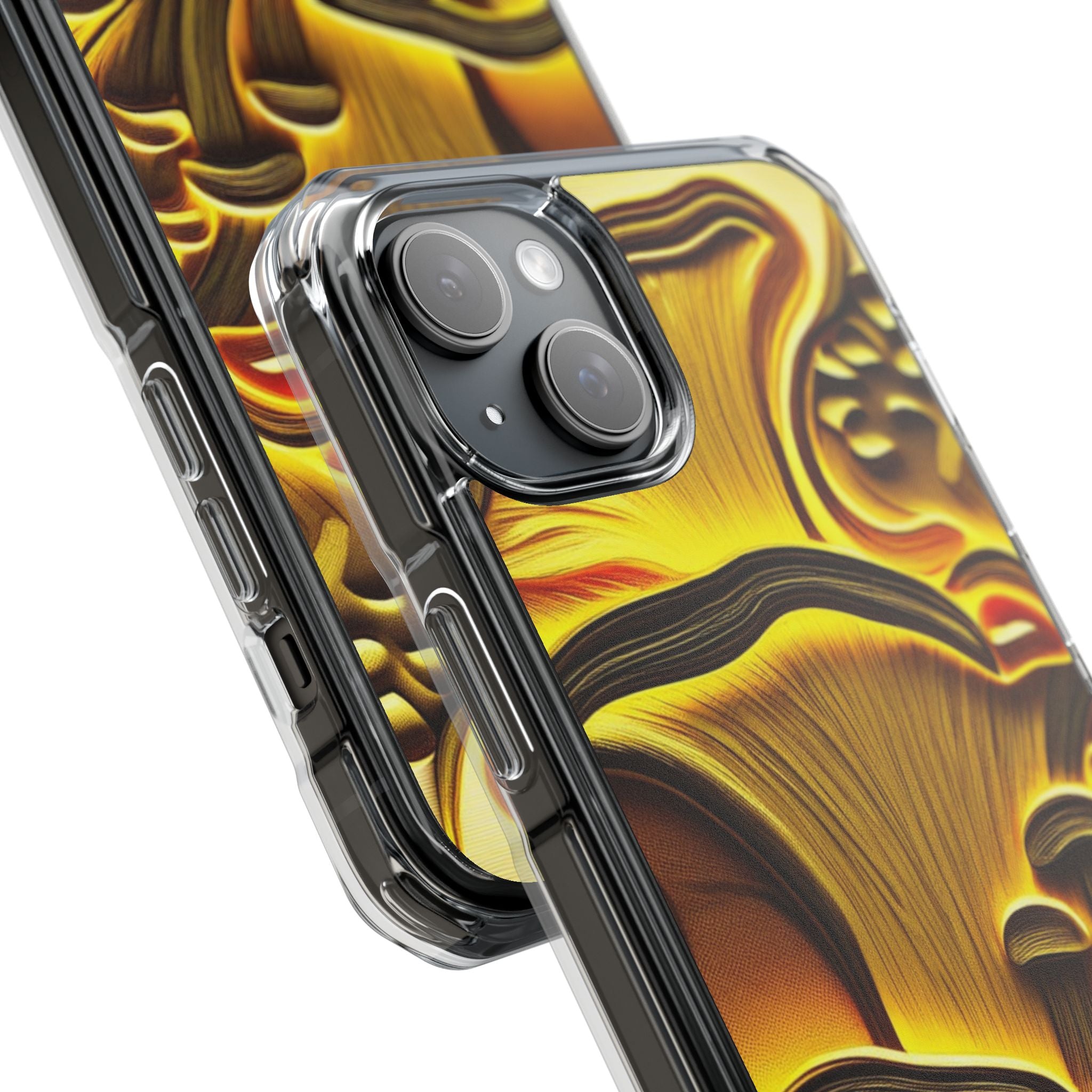 Golden Fungi Phone Case – Forest Glow Edition