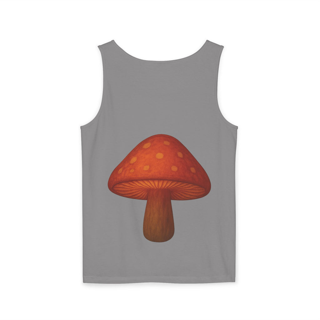 City: Portland Mushroom Tank Top — Vintage Forest Travel Graphic