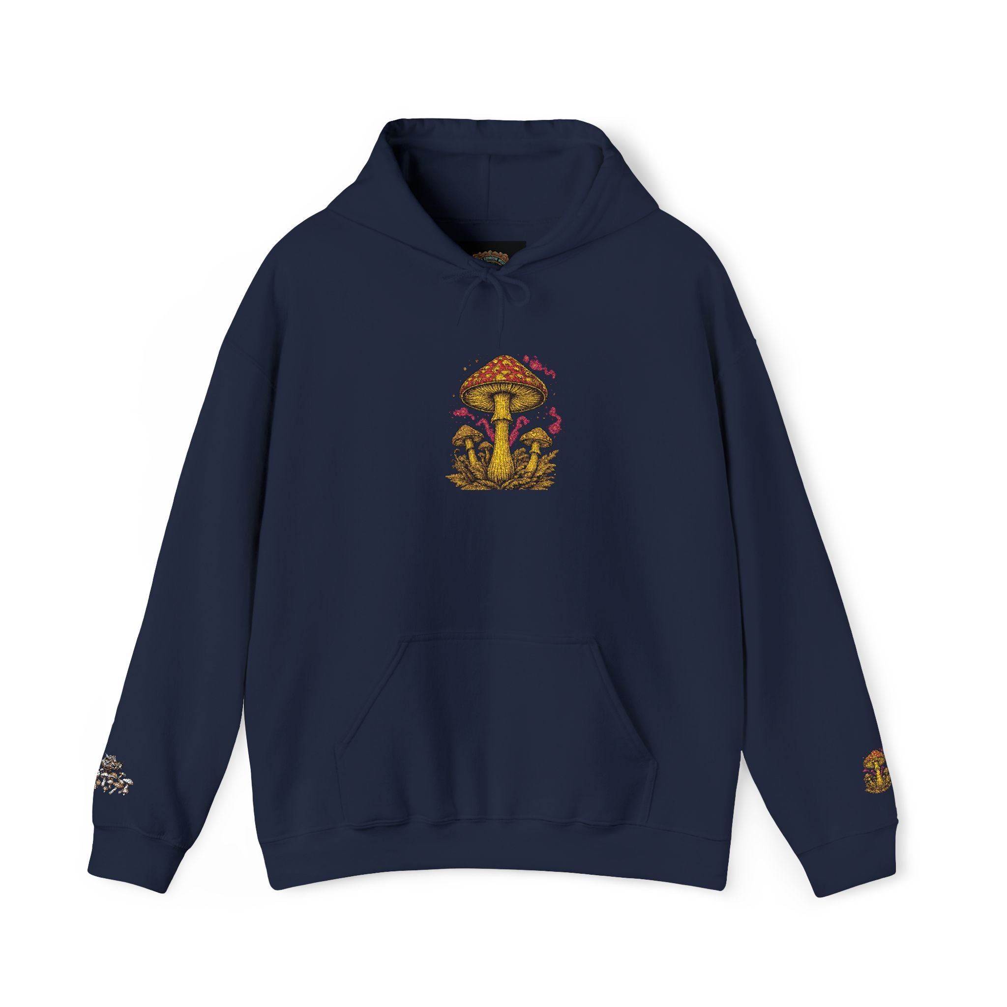 Mushroom Grove Hoodie – Whimsical Autumn Forest Mushroom Sweatshirt