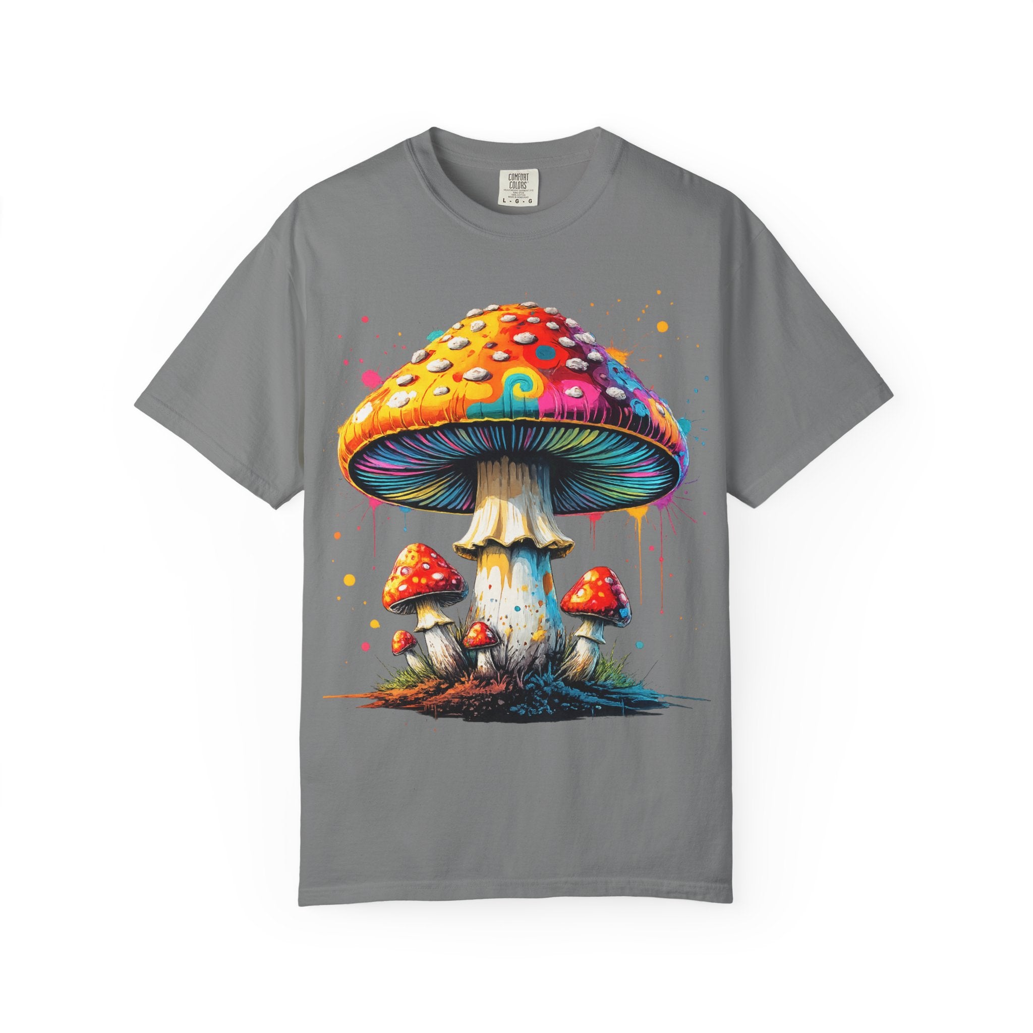 City: Lake Oswego Mushroom T-Shirt — Vintage Nature & Psychedelic Fungi Design