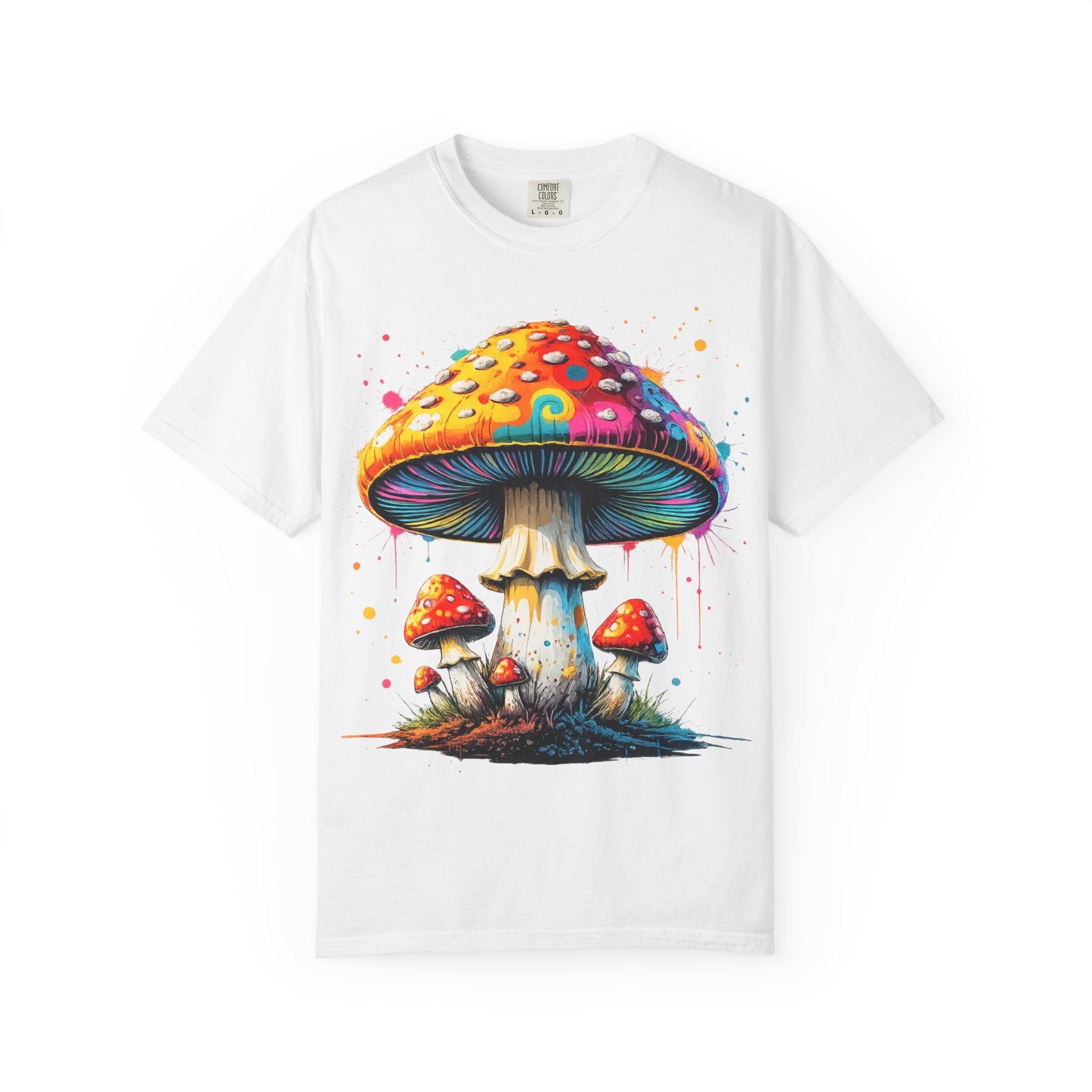 City: Lake Oswego Mushroom T-Shirt — Vintage Nature & Psychedelic Fungi Design